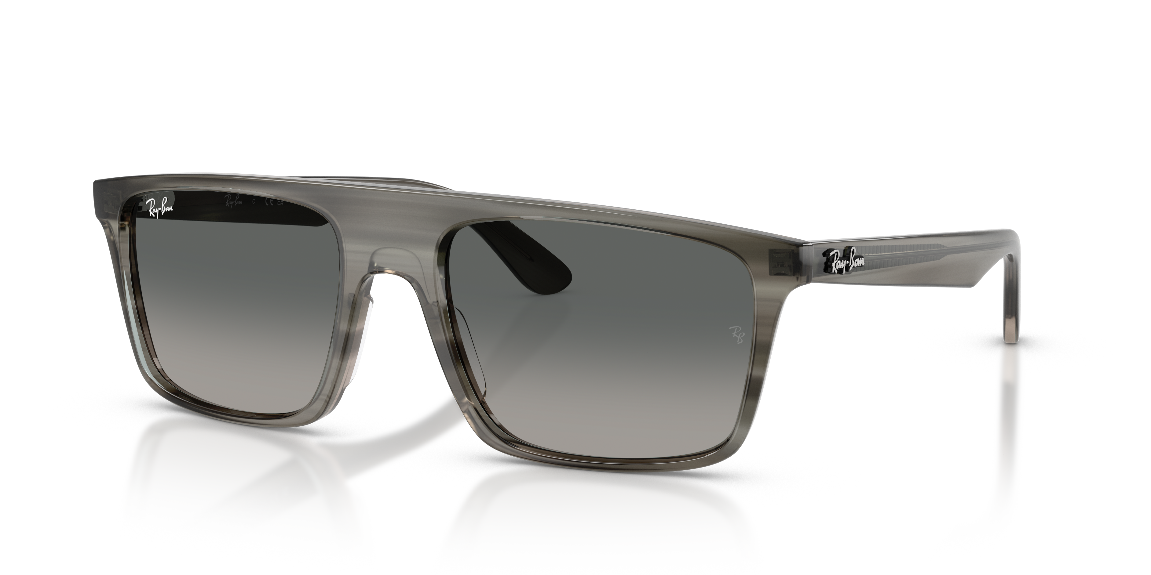 Occhiali da Sole Ray-Ban RB2222 Striped Grey | Icona di Stile Unisex
