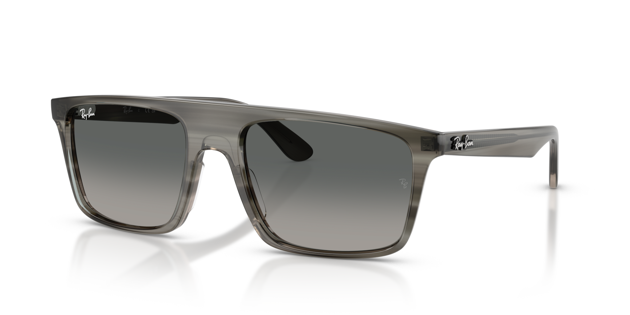 Occhiali da Sole Ray-Ban RB2222 Striped Grey | Icona di Stile Unisex