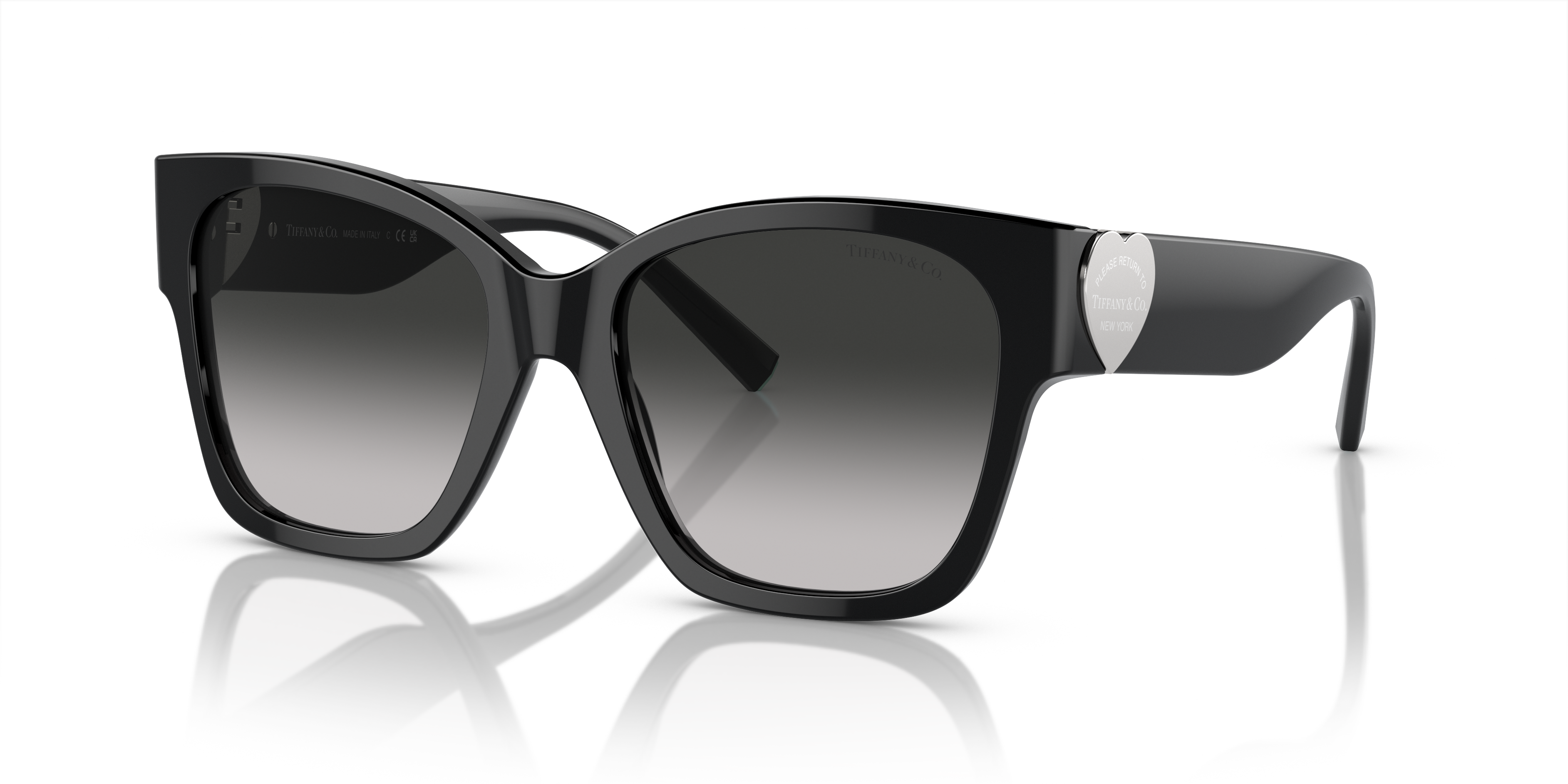 Occhiali da Sole Tiffany Donna TF4216 Neri - Eleganza Cat-Eye Original