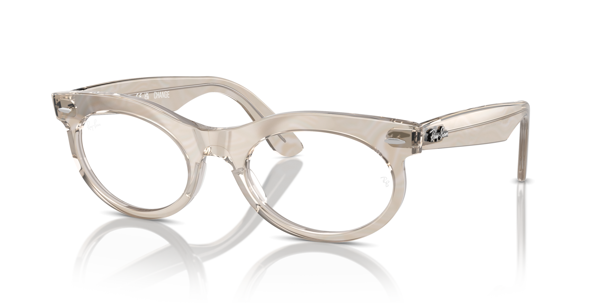Occhiali da Vista Ray-Ban Wayfarer Oval Grigio Photo Waves - 0RX2242V