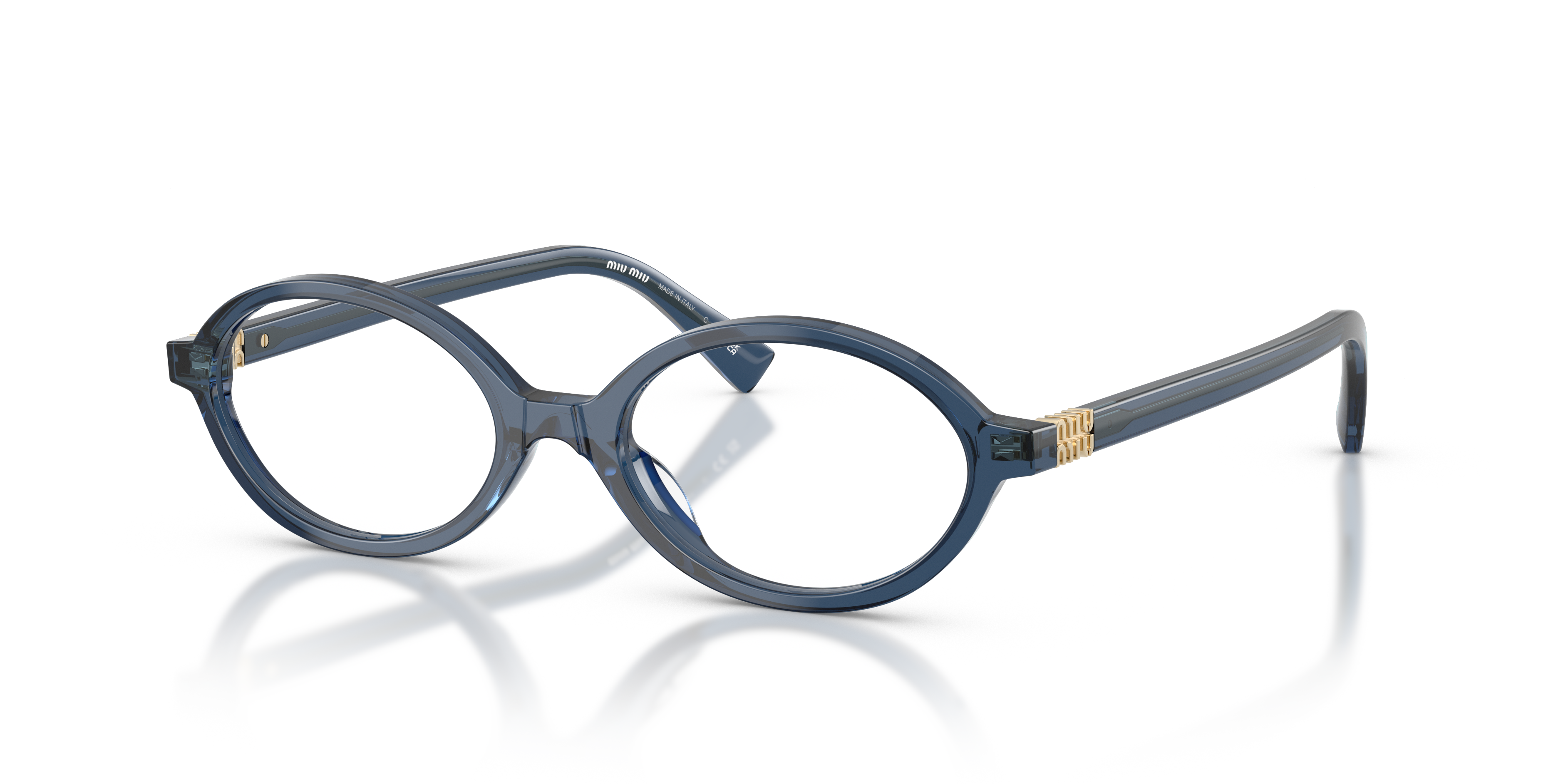 Occhiali da Vista Miu Miu 0MU 01XV Blue Crystal Donna | Eleganza Unica