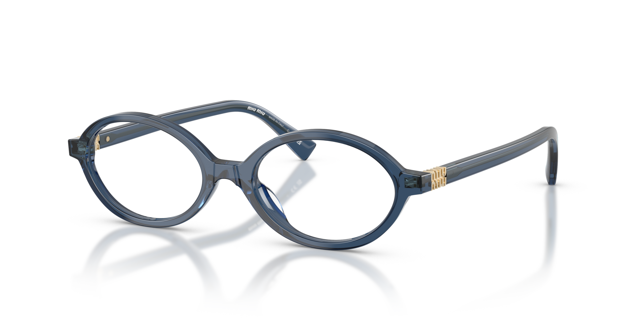 Occhiali da Vista Miu Miu 0MU 01XV Blue Crystal Donna | Eleganza Unica