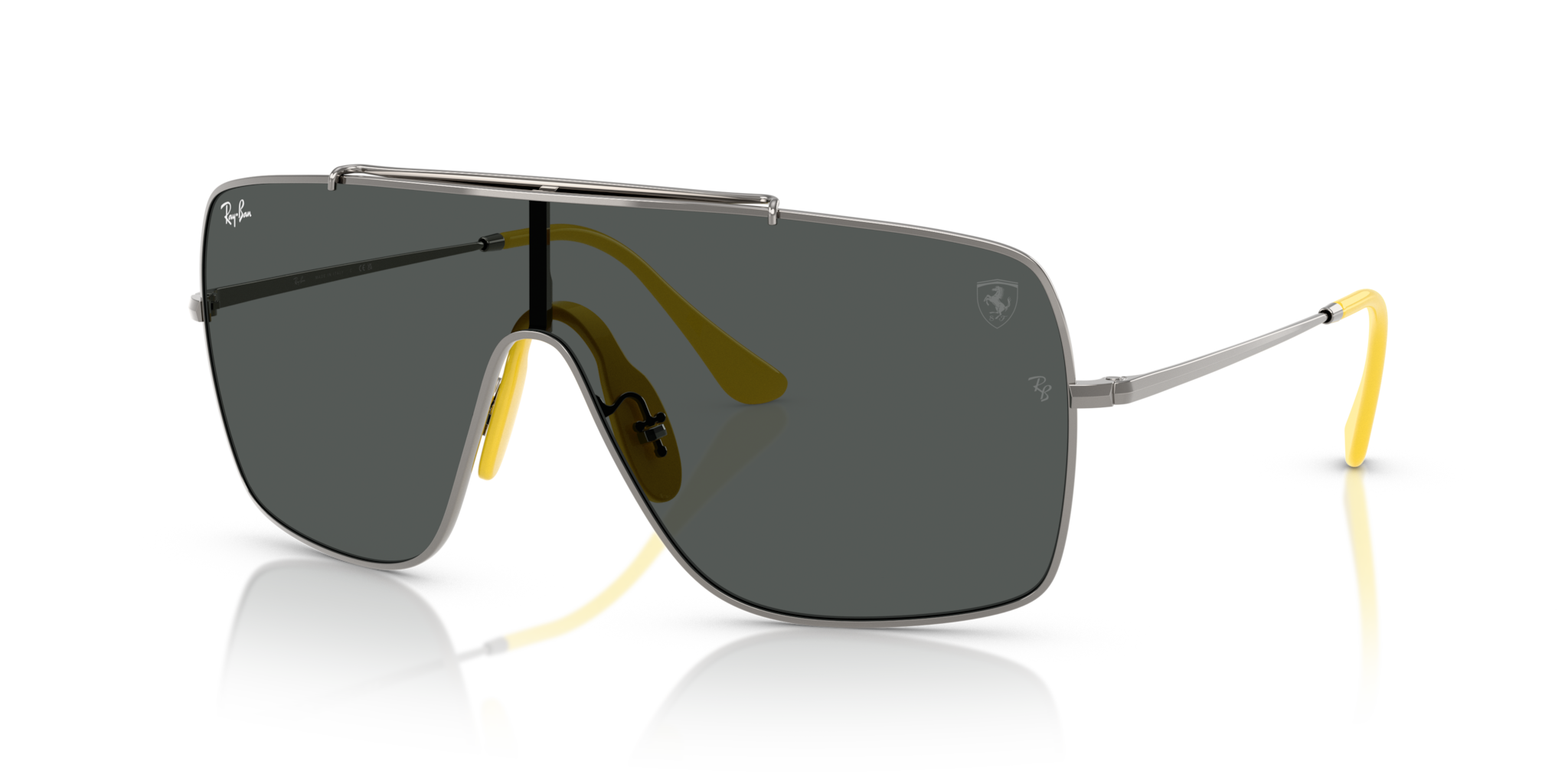 Occhiali da sole Ray-Ban RB3697M Gunmetal | Scuderia Ferrari Originali