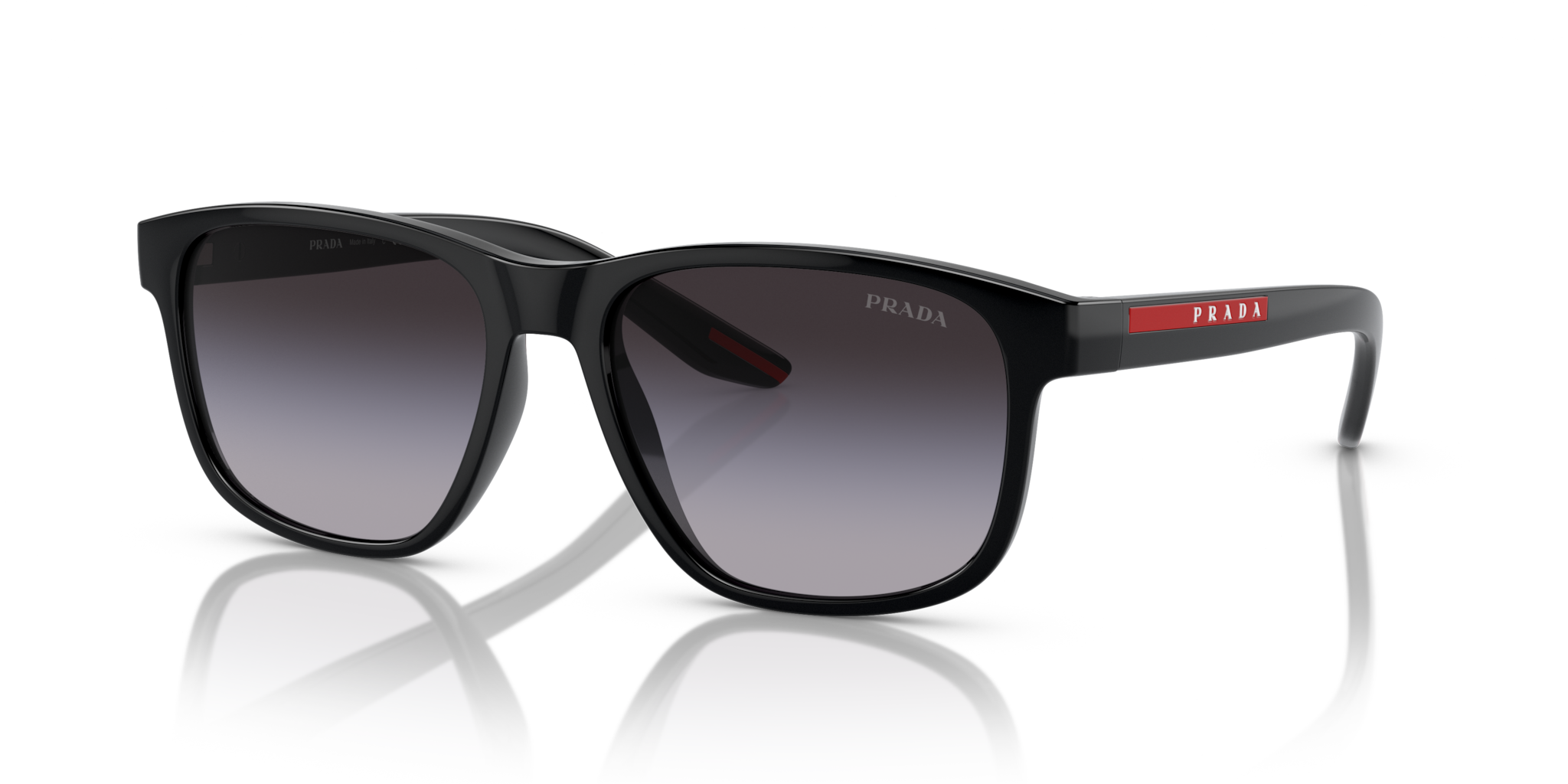 PRADA LINEA ROSSA PS 06YS - 1AB09U BLACK | MEN'S SUNGLASSES, CALIBER 56 