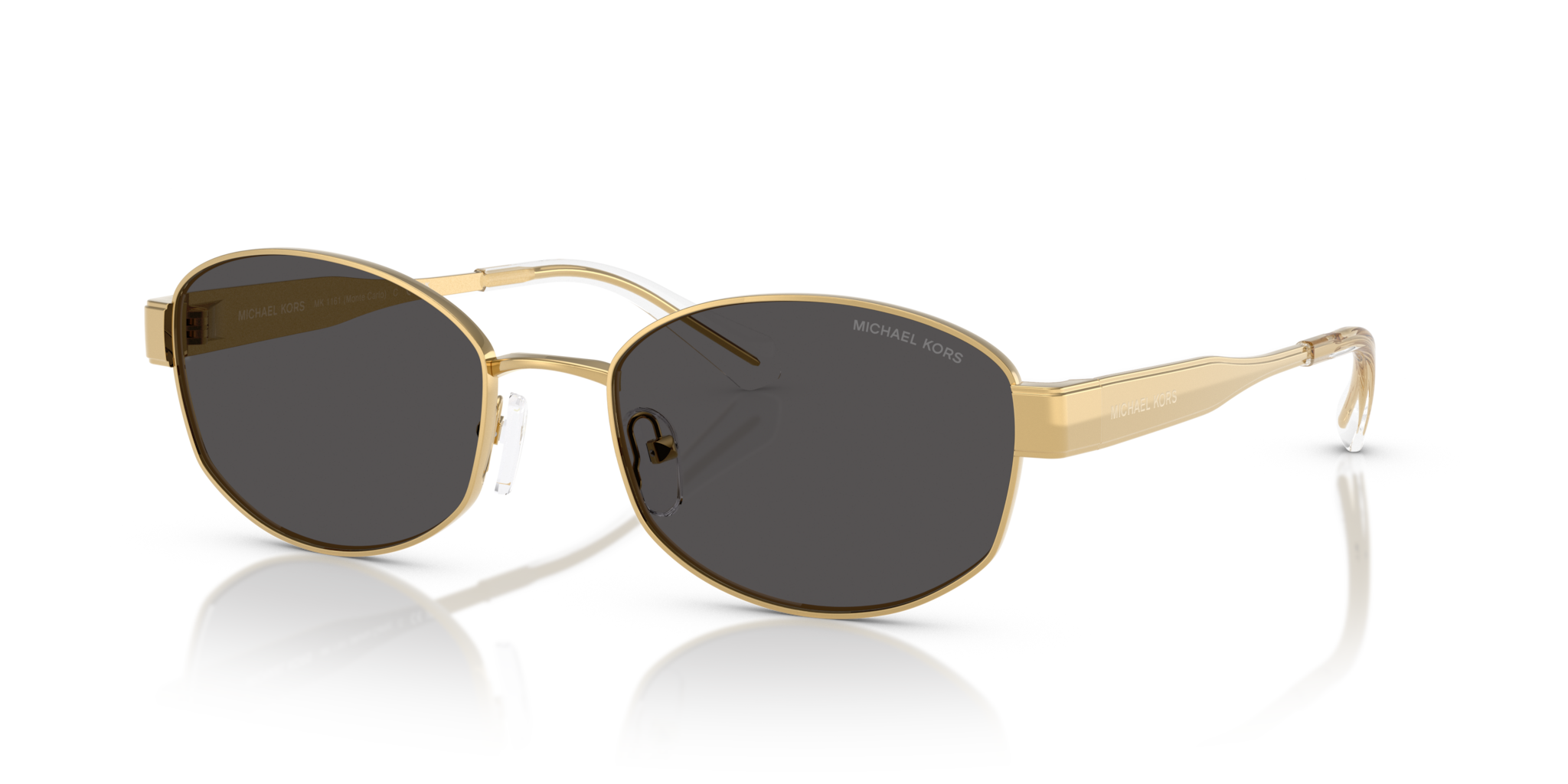 Occhiali da Sole Michael Kors Monte Carlo Donna Oro Giallo Originali