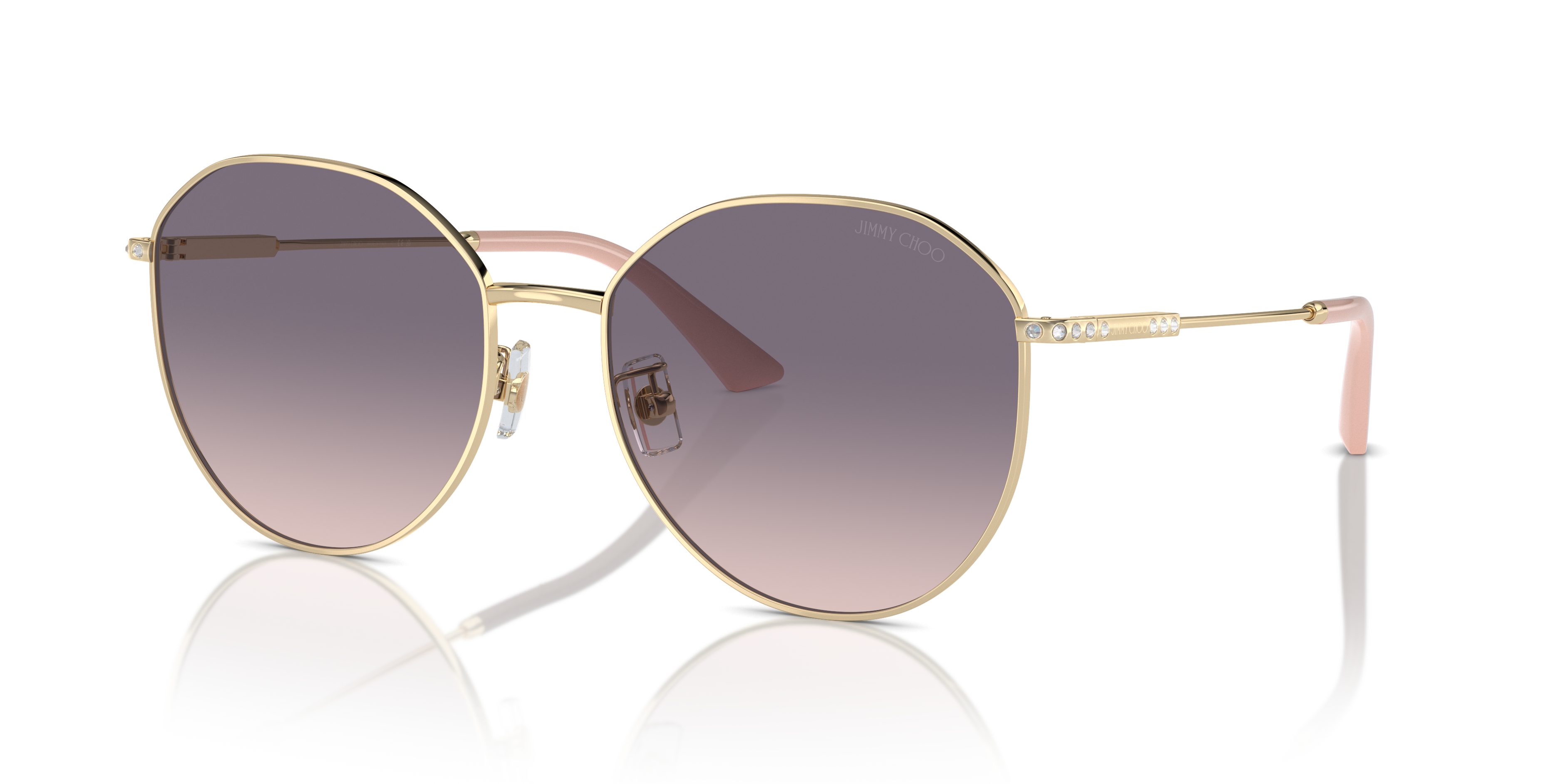 Occhiali da Sole Jimmy Choo JC4007BD Oro Donna - Stile Raffinato