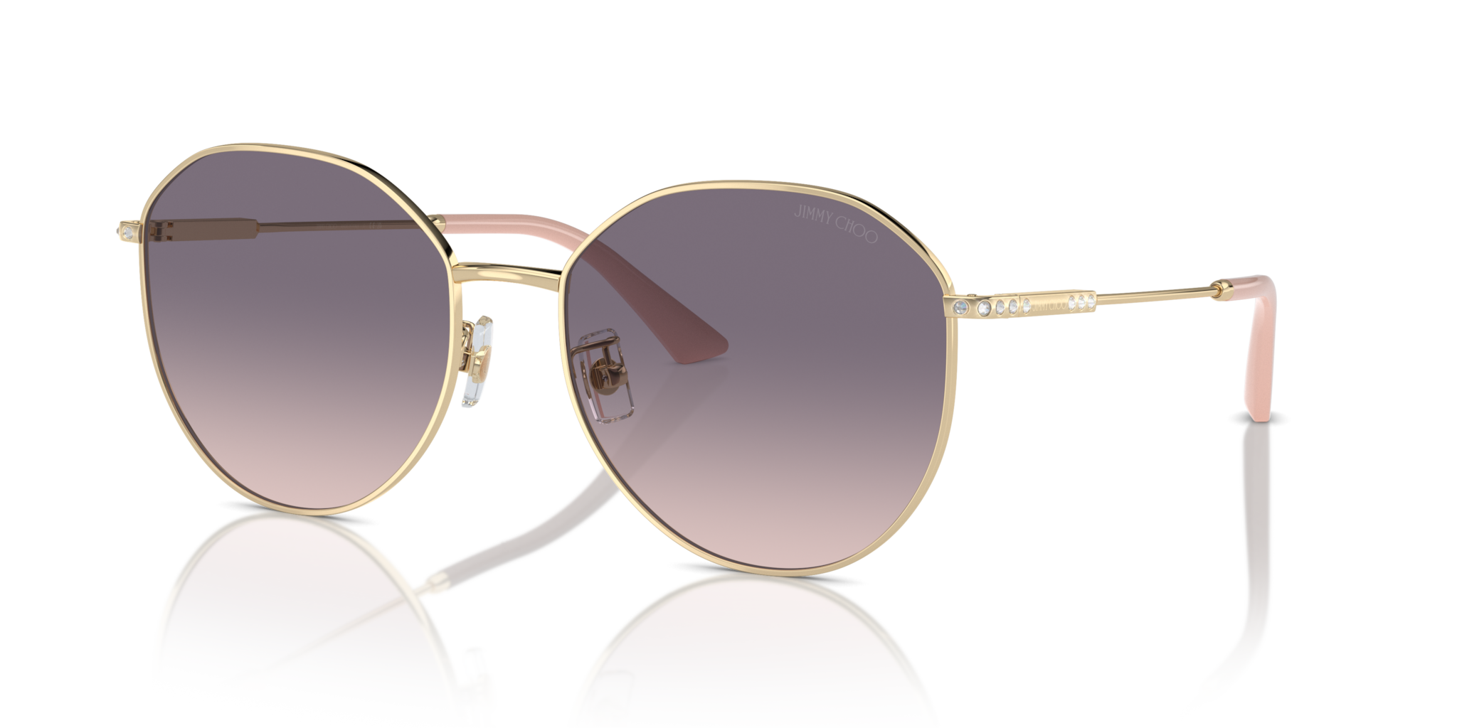 Occhiali da Sole Jimmy Choo JC4007BD Oro Donna - Stile Raffinato