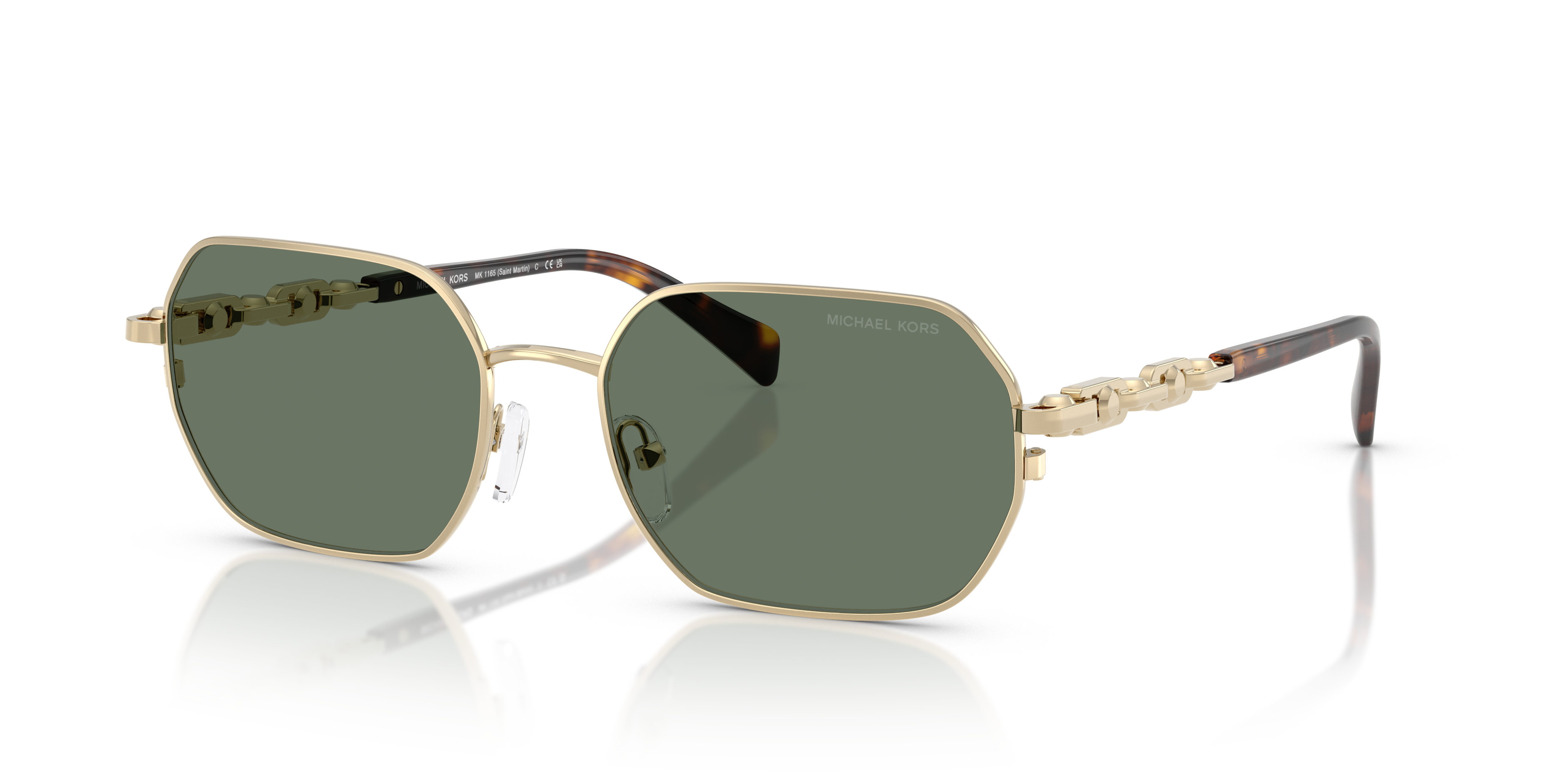 Occhiali da Sole Michael Kors Saint Martin Oro | Stile Unisex