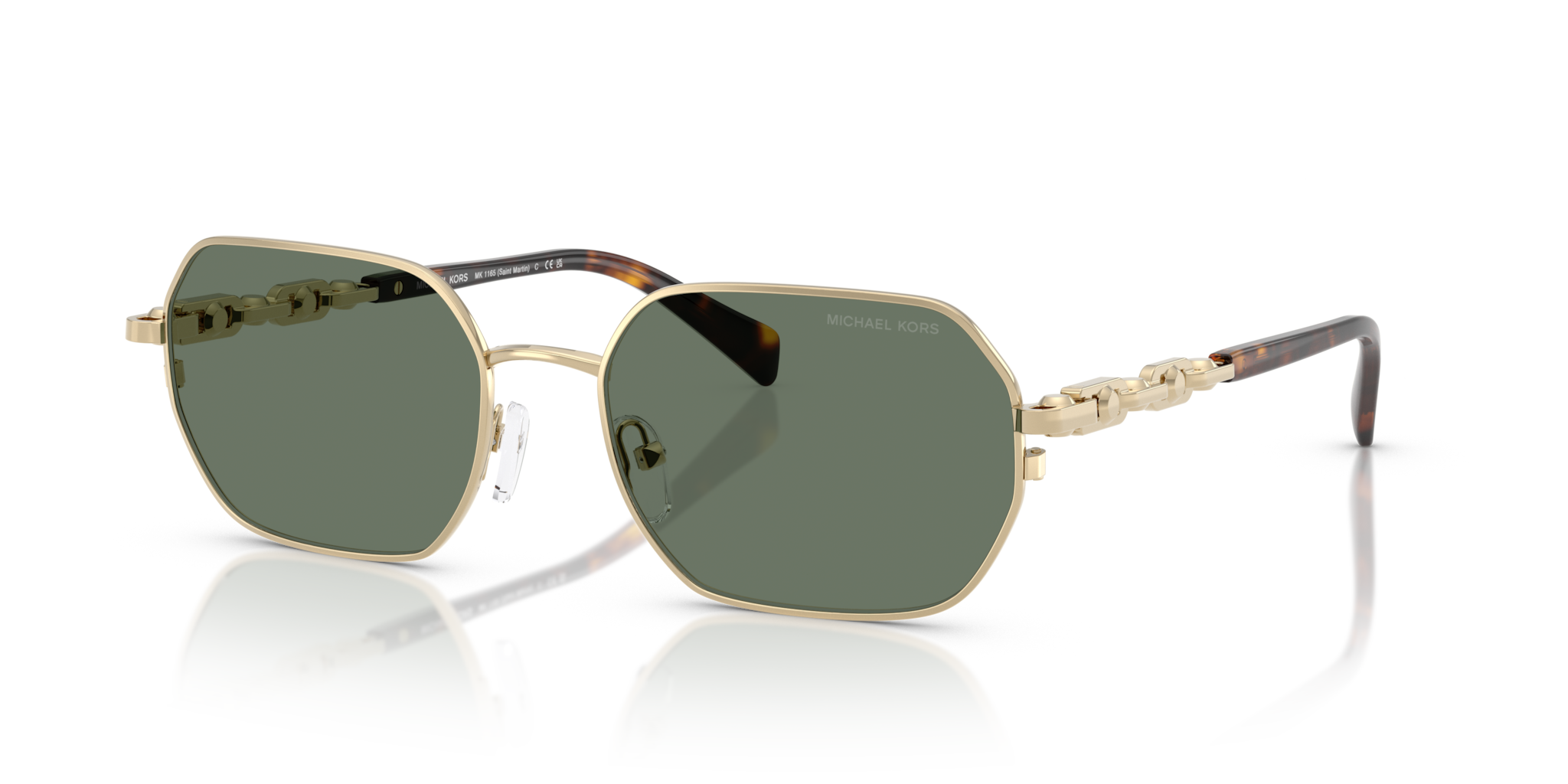 Occhiali da Sole Michael Kors Saint Martin Oro | Stile Unisex