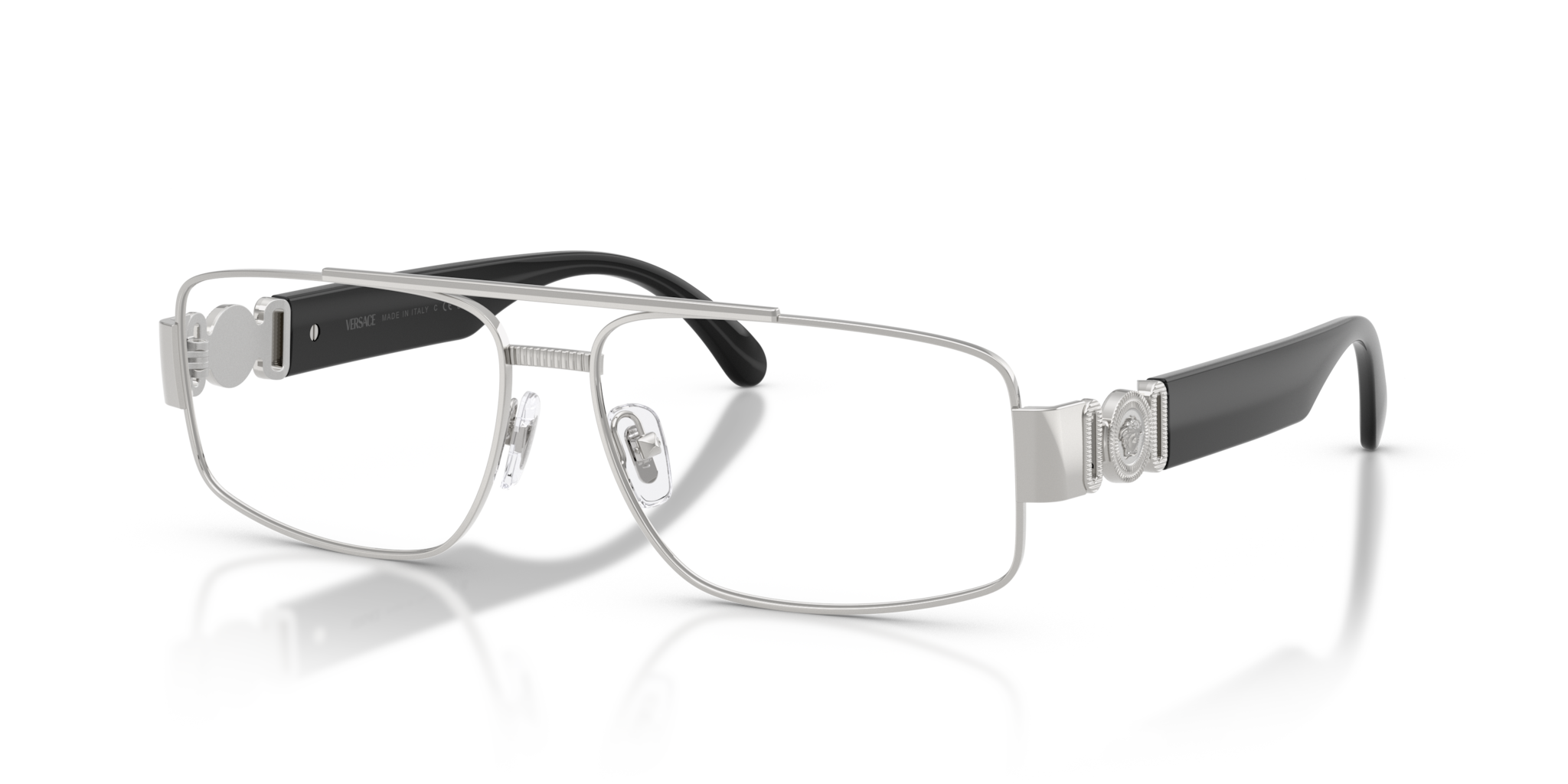 Occhiali da Vista Uomo Versace 0VE1317 Silver | Eleganza Iconica