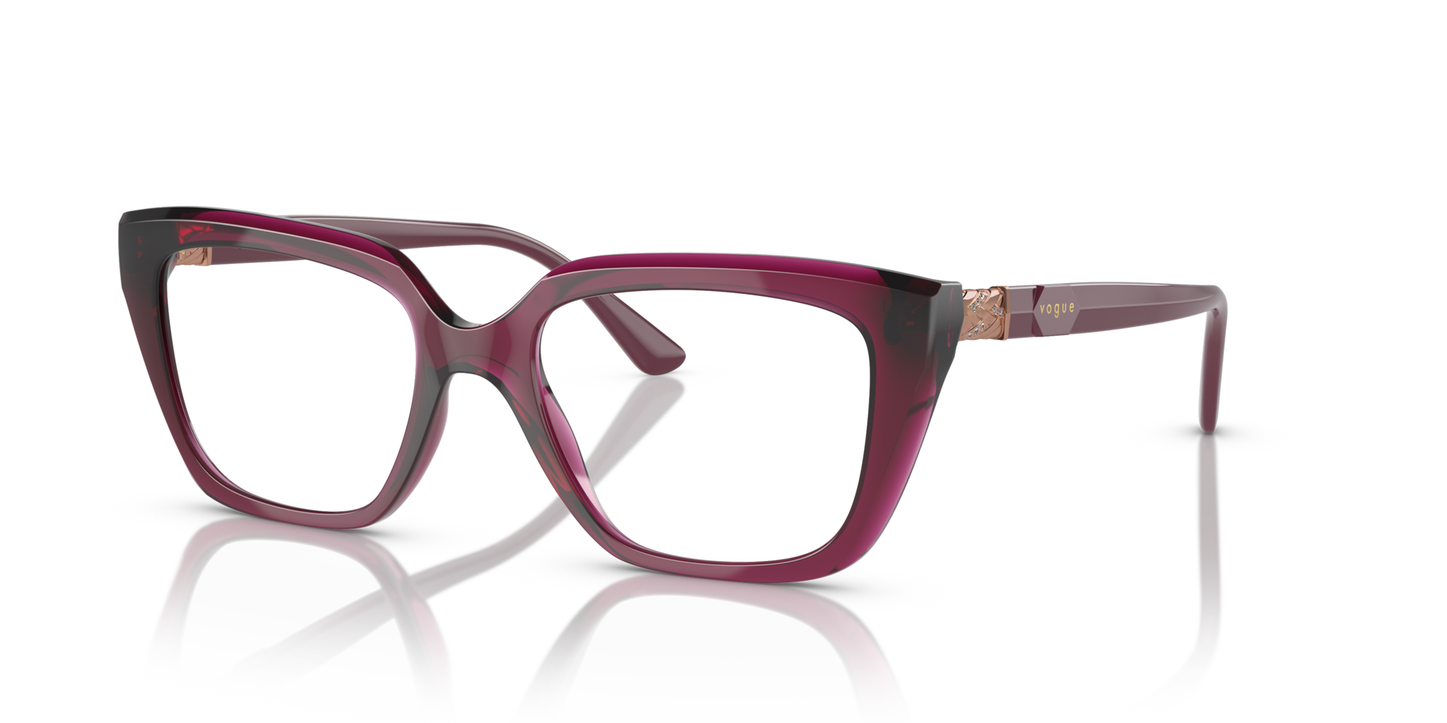 Occhiali da Vista Vogue Eyewear 0VO5477B Donna Cherry Trasparente