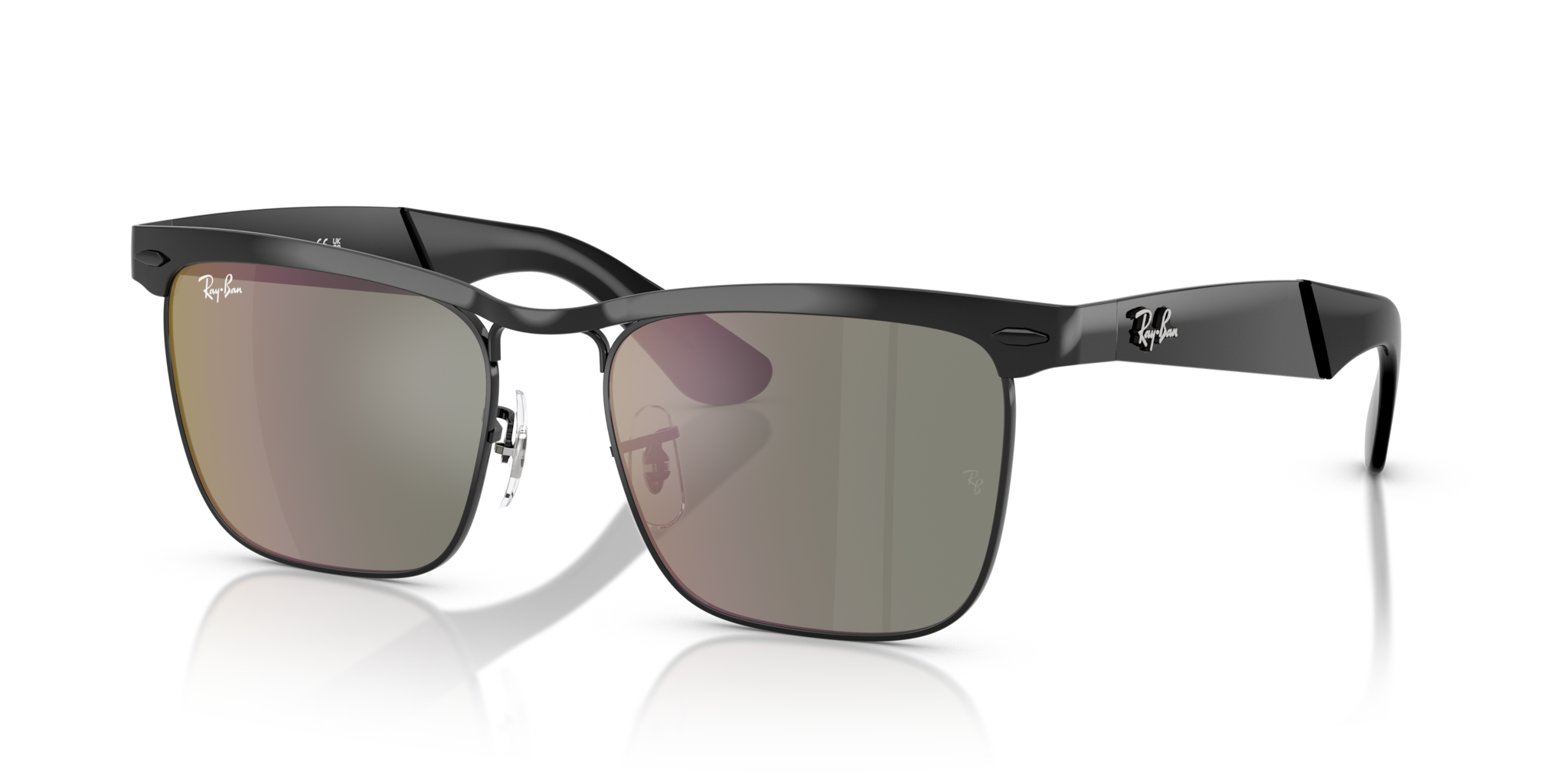 Occhiali da Sole Ray-Ban Wayfarer Deluxe Neri 0RB3875 Originali