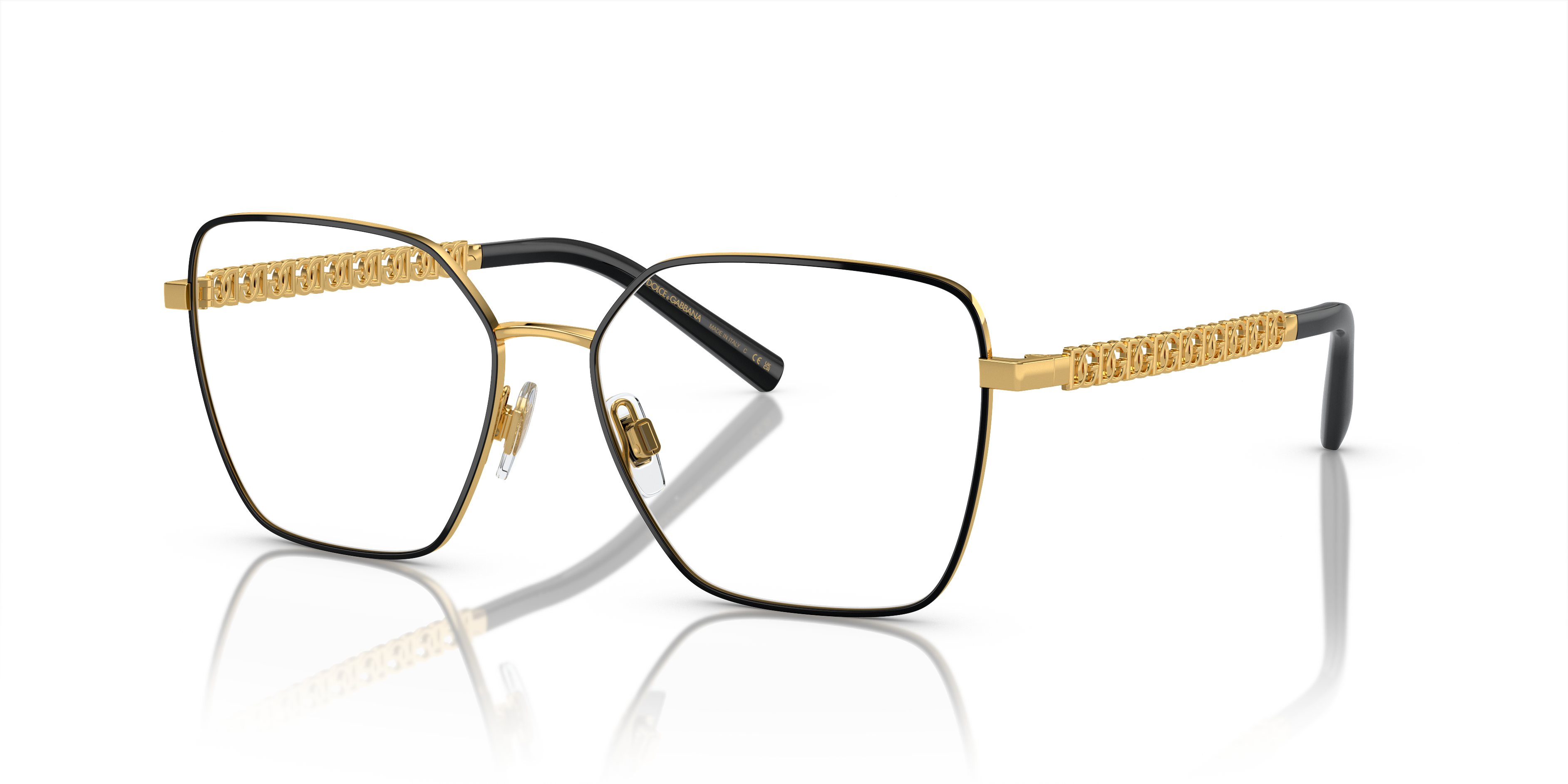 Occhiali da Vista Dolce&Gabbana 0DG1351 Donna Gold/Black | Stile Unico