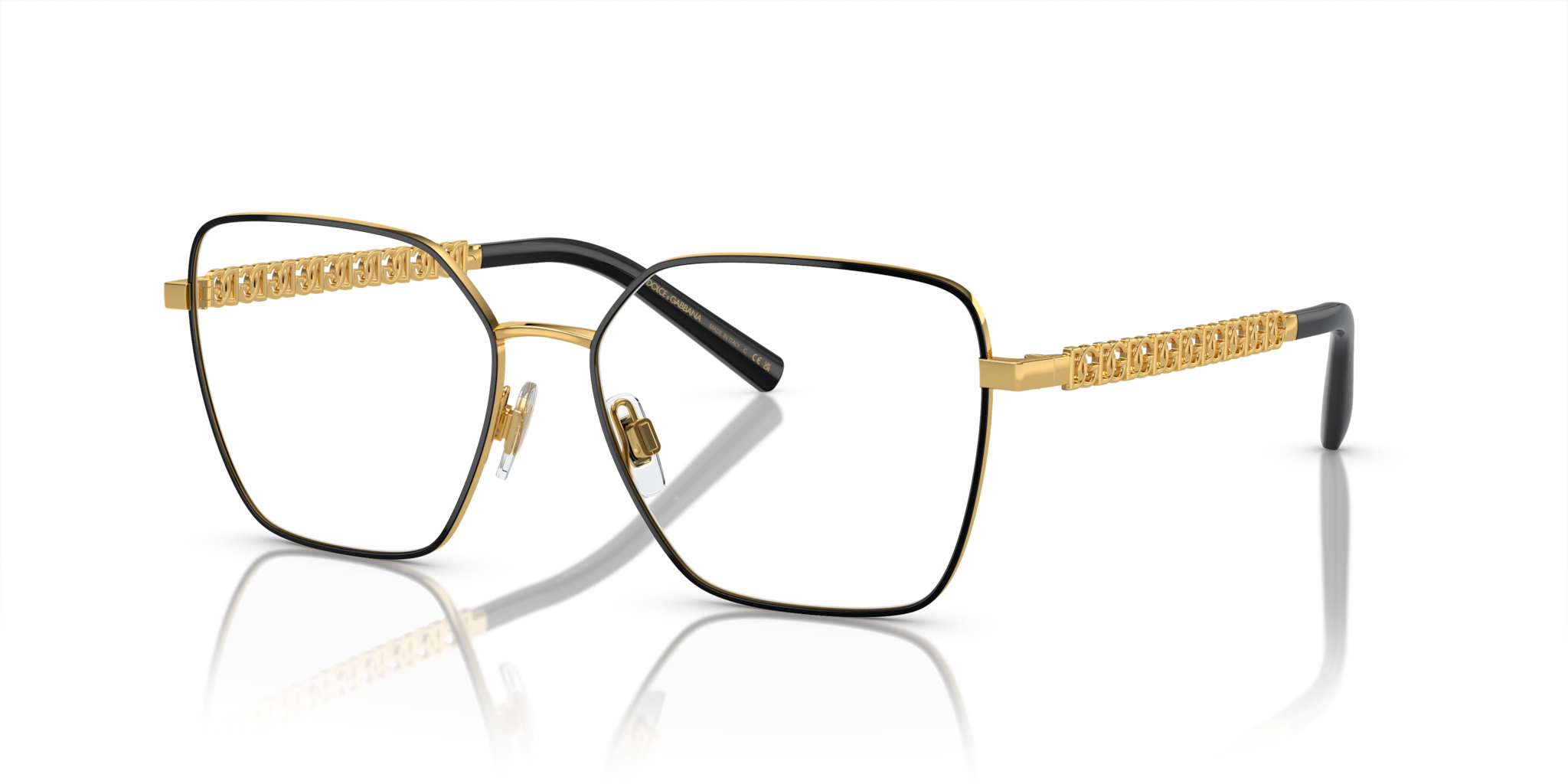 Occhiali da Vista Dolce&Gabbana 0DG1351 Donna Gold/Black | Stile Unico