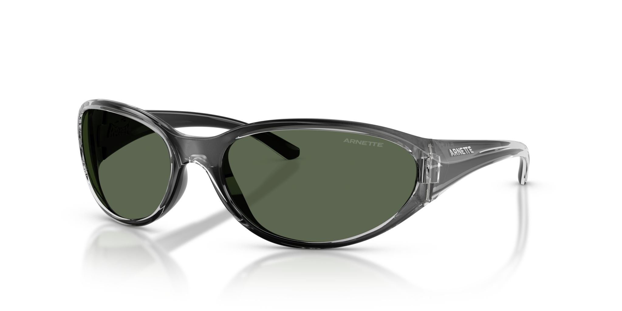 Occhiali da Sole Arnette Raven Uomo Flashcoat Grey - Originali