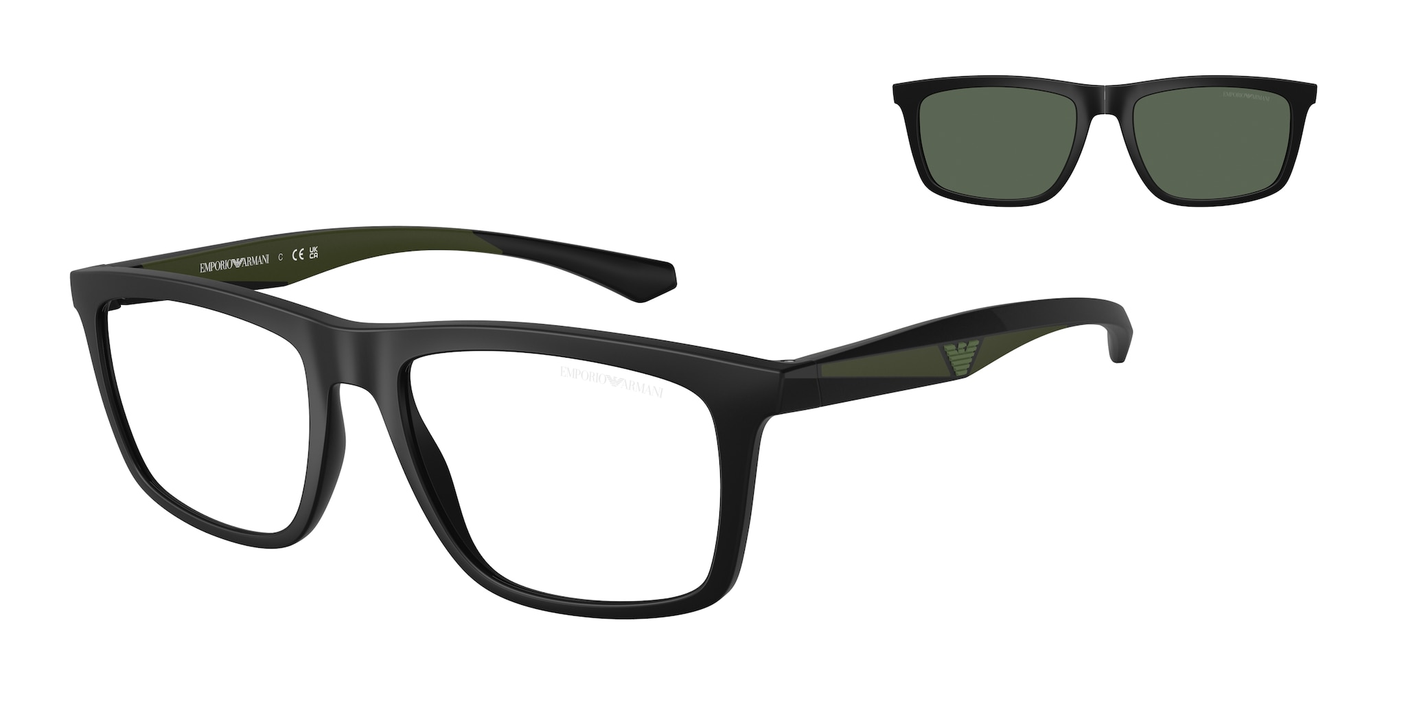 Emporio Armani EA4235 Clip-On · Vista + Sole Uomo