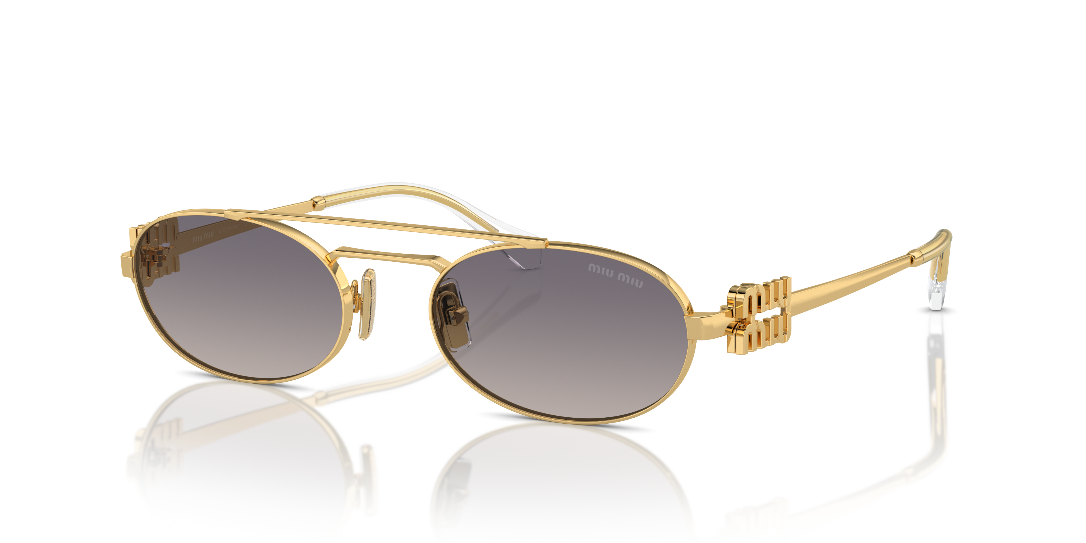 MIU MIU MU 54ZS - ZVN50D PALE GOLD | WOMEN'S SUNGLASSES 