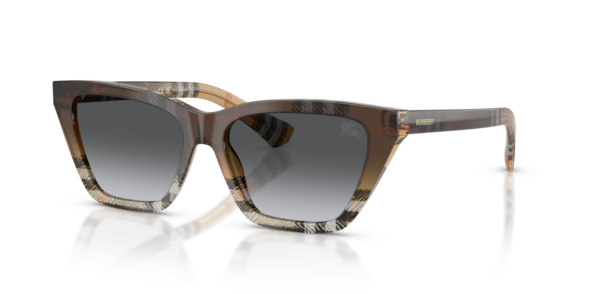 Occhiali da sole Burberry donna 0BE4468 Check Sand originali