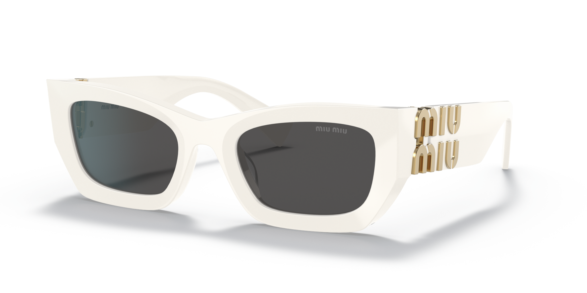 Occhiali da Sole Miu Miu Runway Bianchi 0MU 09WS | Stile Unico