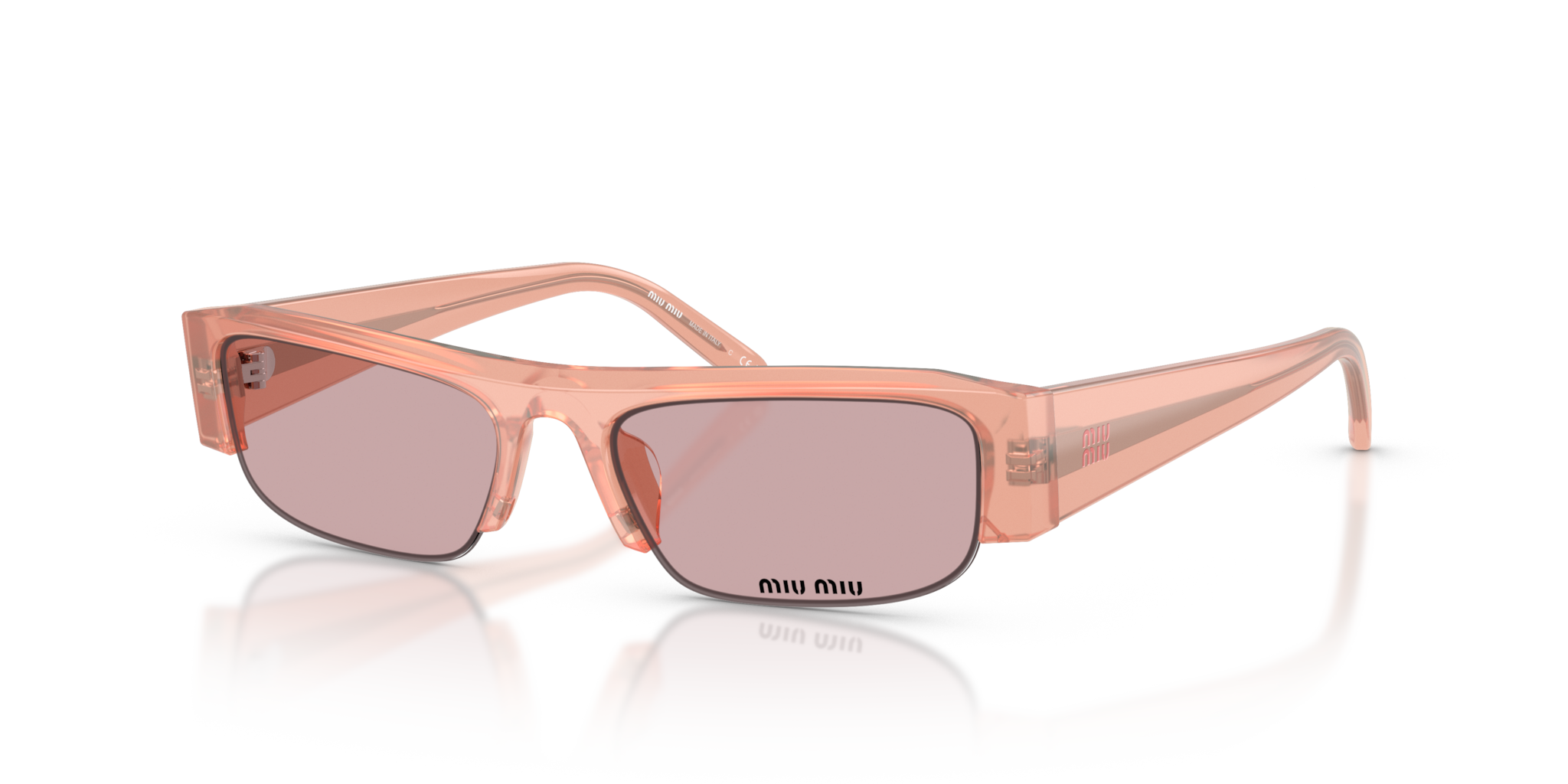 Occhiali da Sole Miu Miu MU B07S Donna Opaline Pink Originali