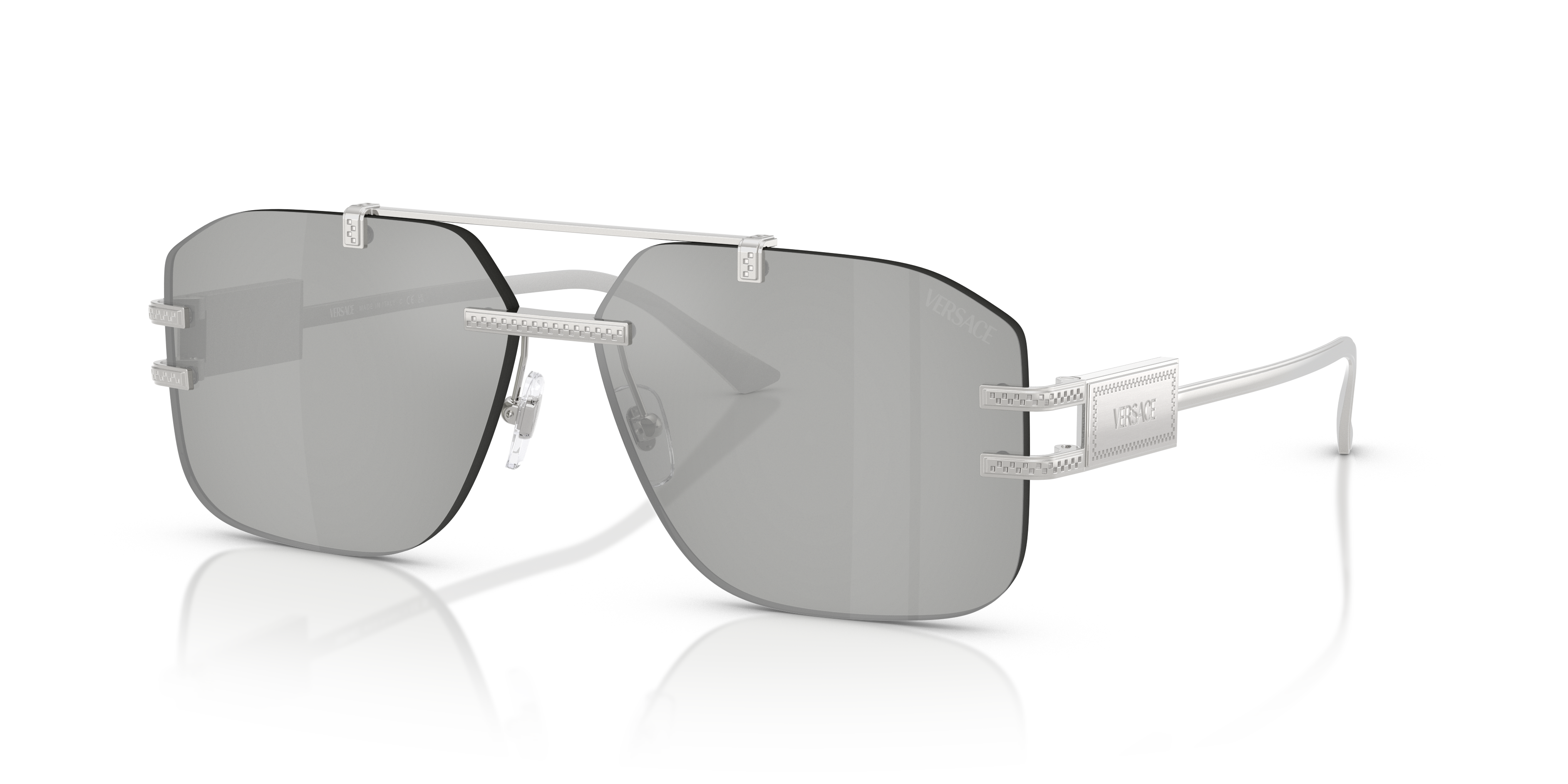 Occhiali da Sole Versace Uomo VE2275 Silver Originali
