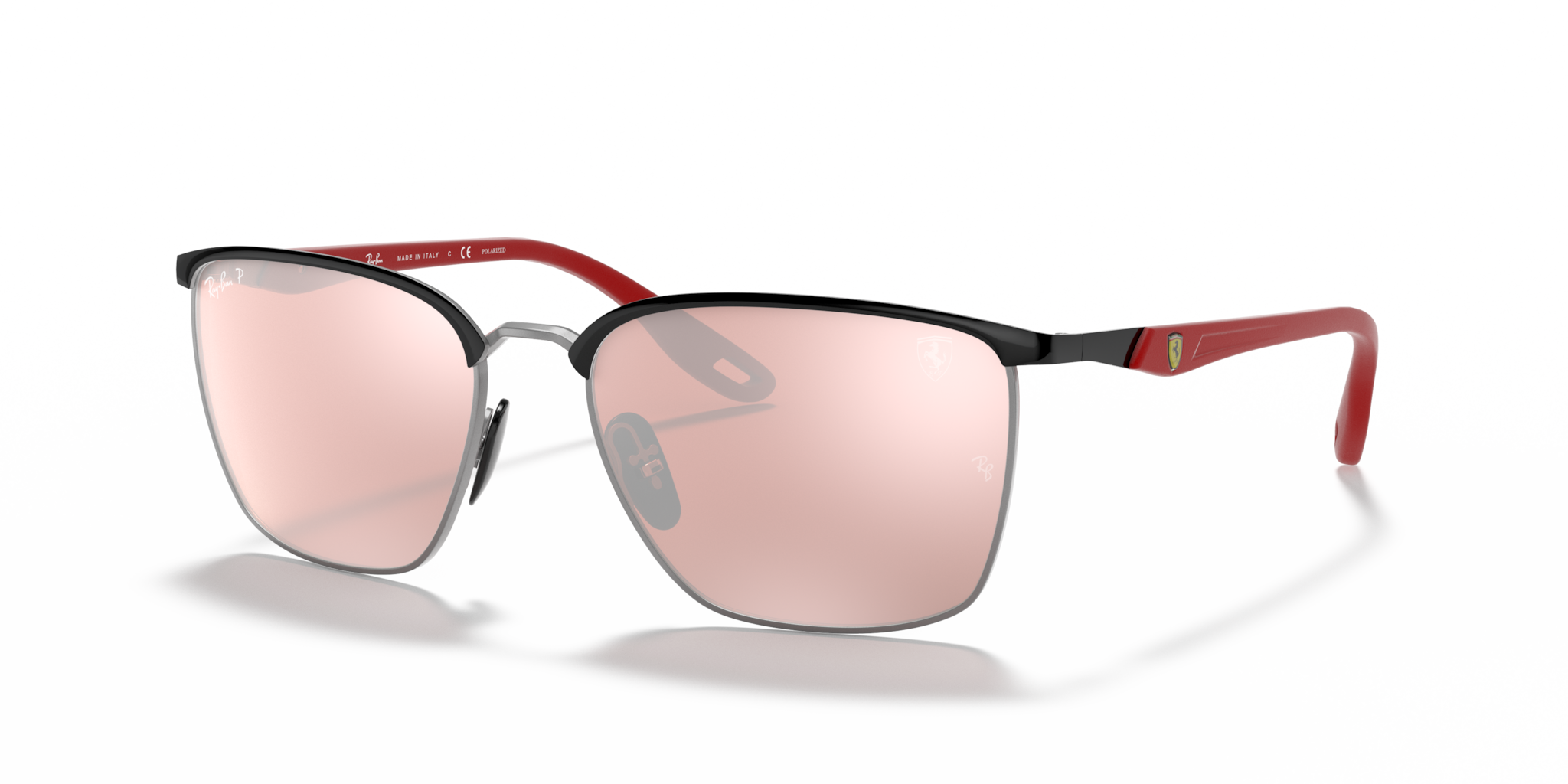 Occhiali da Sole Ray-Ban Scuderia Ferrari Polarizzati RB3673M Black