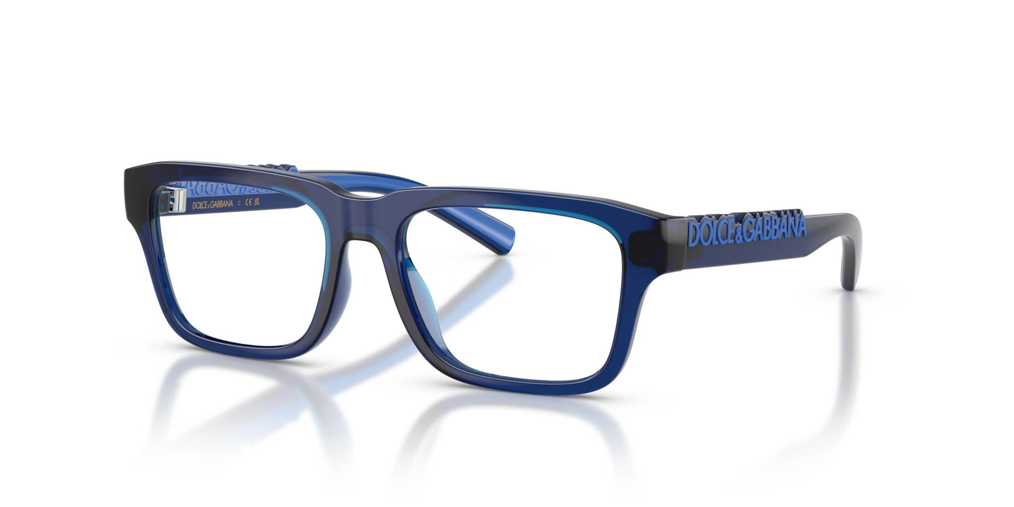 Occhiali da Sole Uomo Dolce&Gabbana DX5008 Blu Trasparente Originali