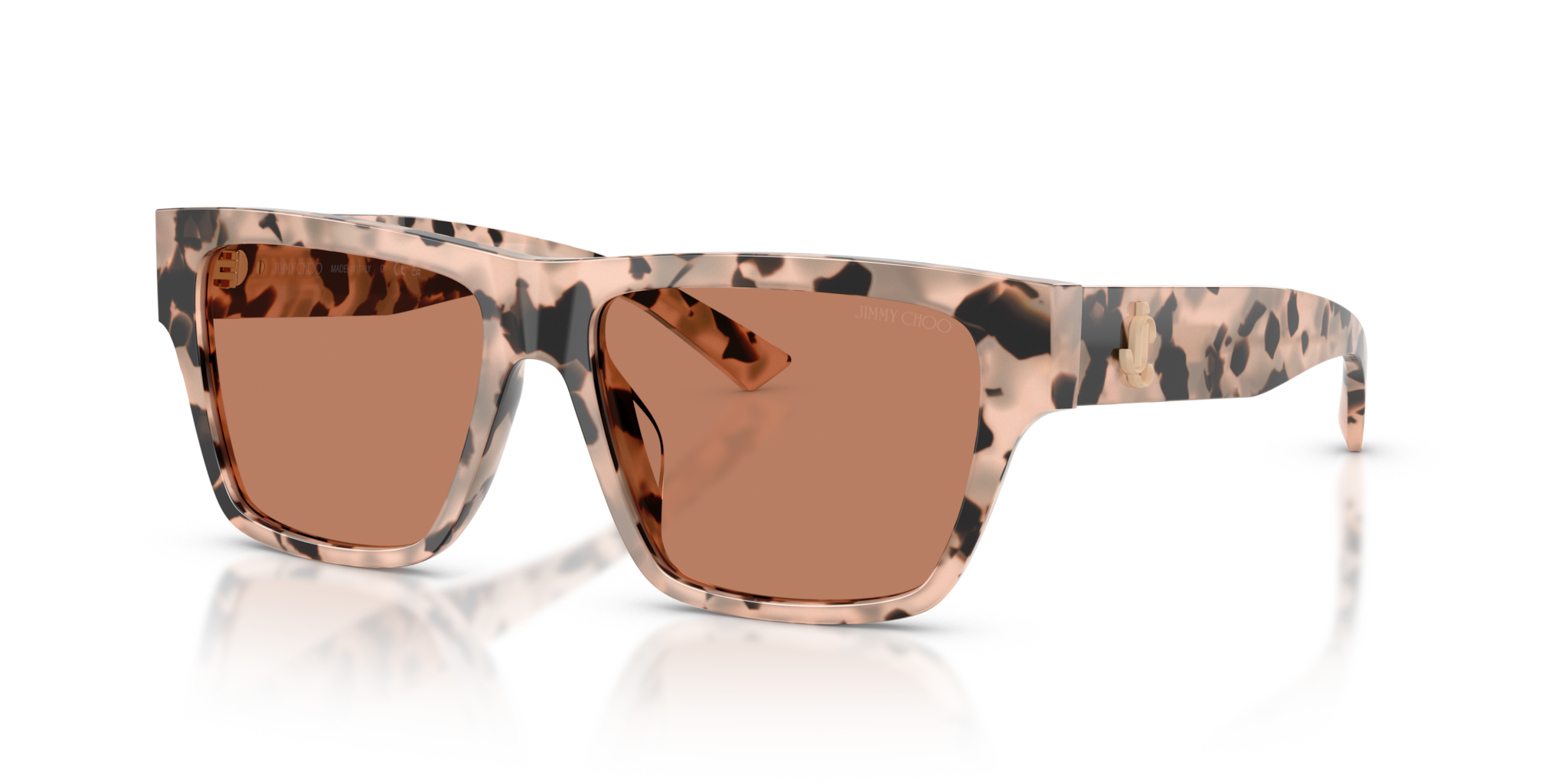 Occhiali da Sole Jimmy Choo JC5052U Pink Havana Donna Originali