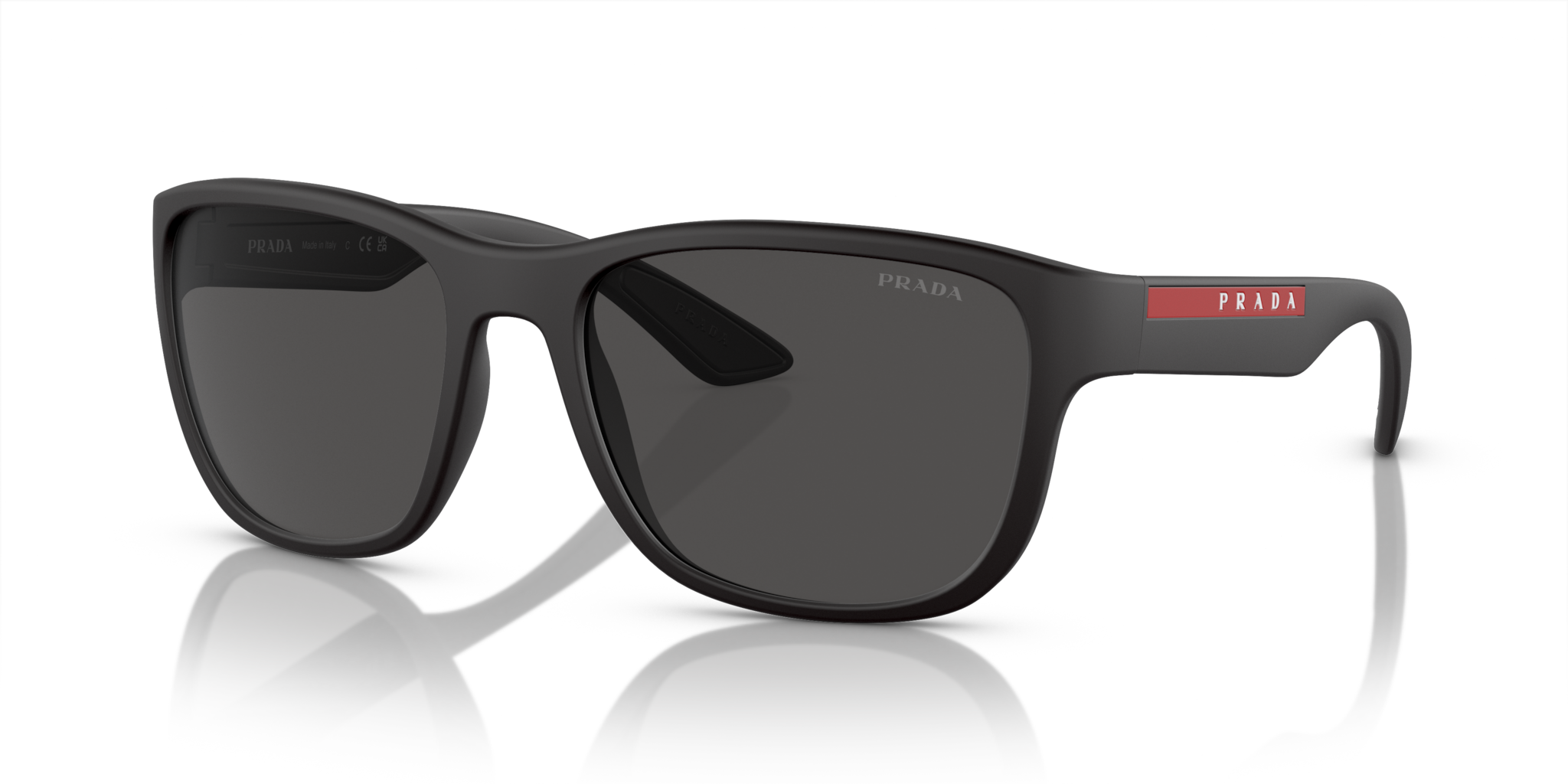 Occhiali da sole Prada Linea Rossa Uomo 0PS 01US Black Rubber