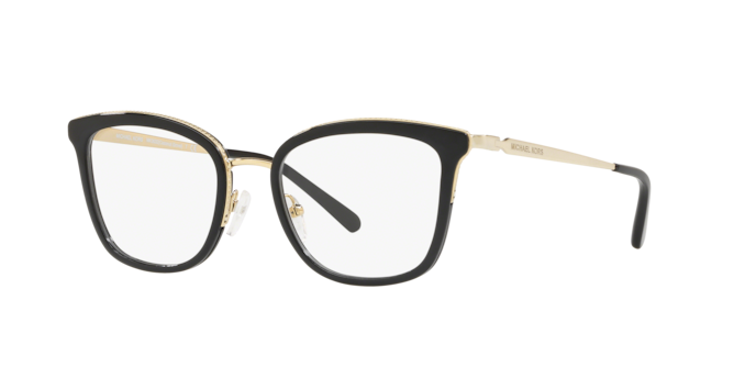 Occhiali da vista Michael Kors 0MK3032 donna | Eleganza Light Gold/Bla