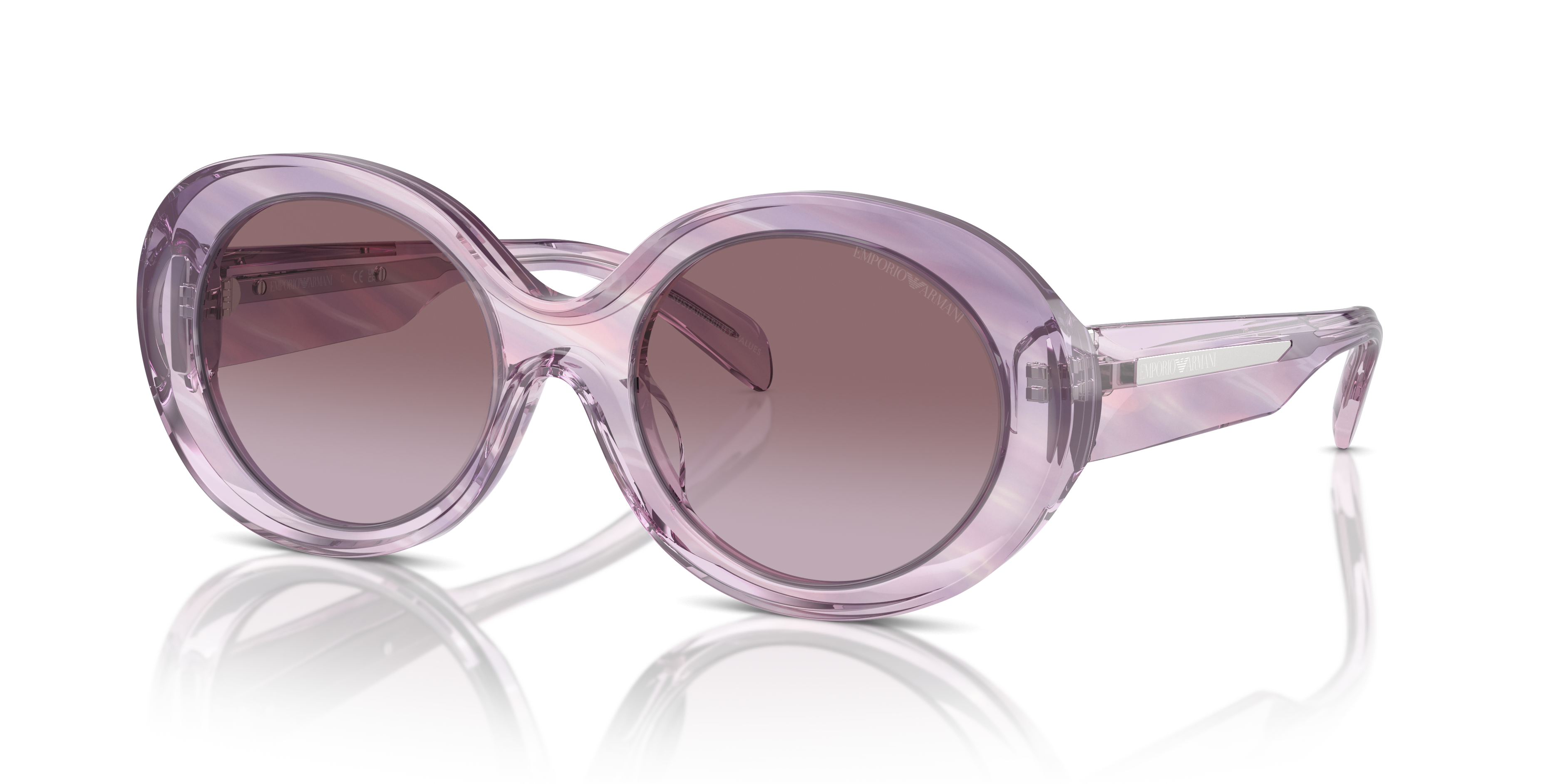 Occhiali da Sole Emporio Armani EA4231U Donna Striped Pink