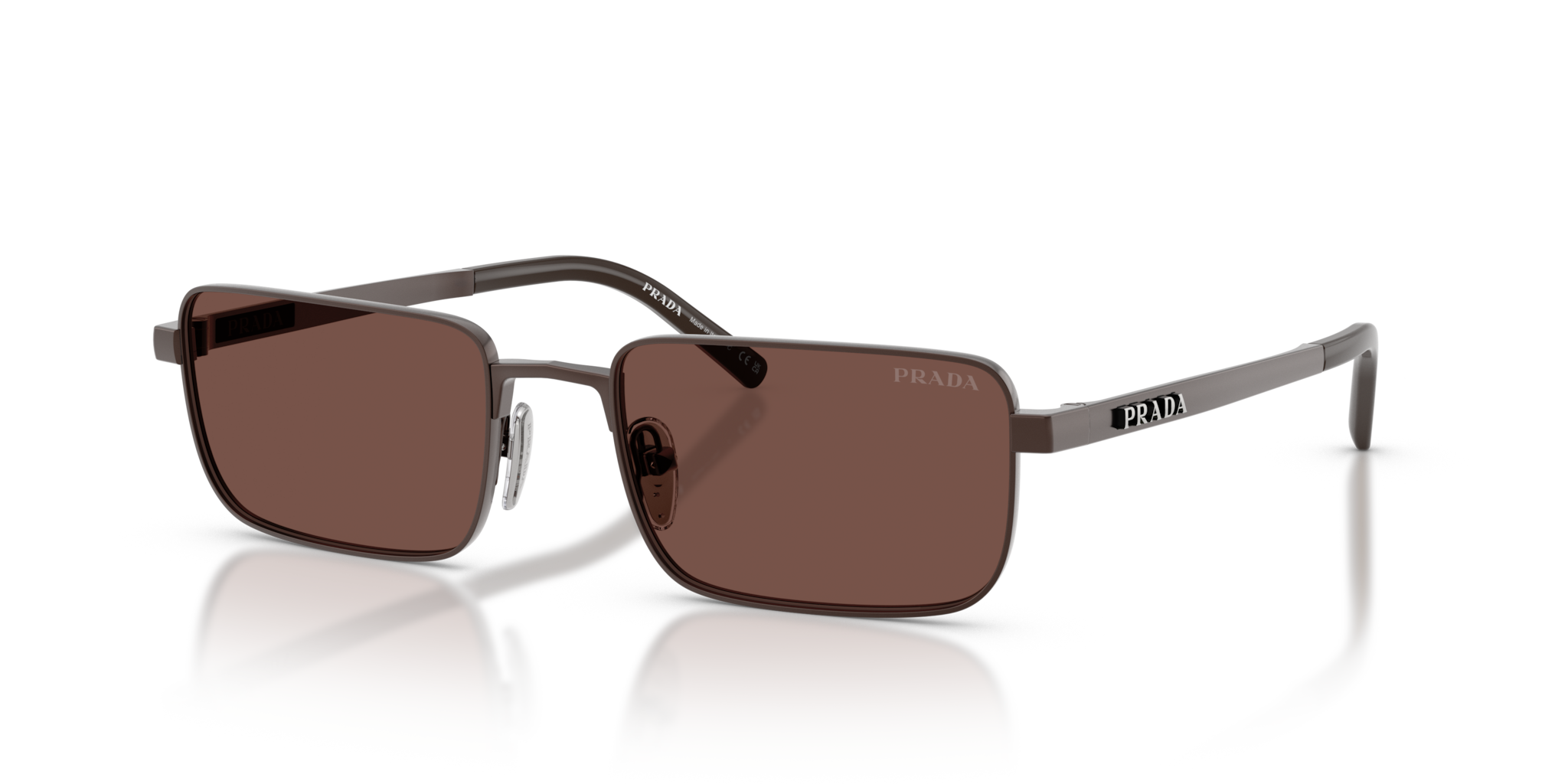 Occhiali da Sole Prada Uomo D54S Satin Cigar | Design Iconico