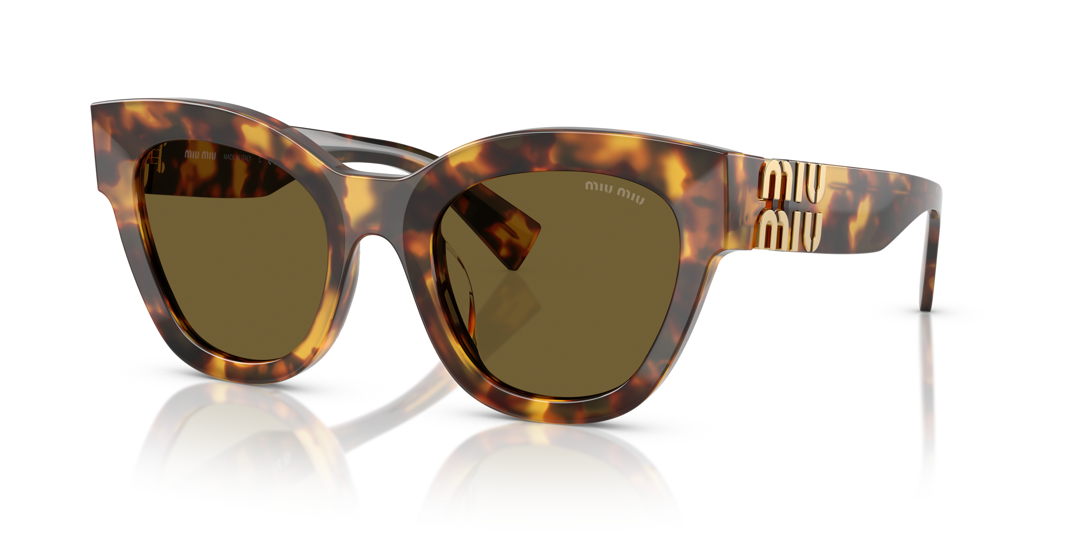 Occhiali da sole Miu Miu 0MU 01YS Havana Honey | Donna