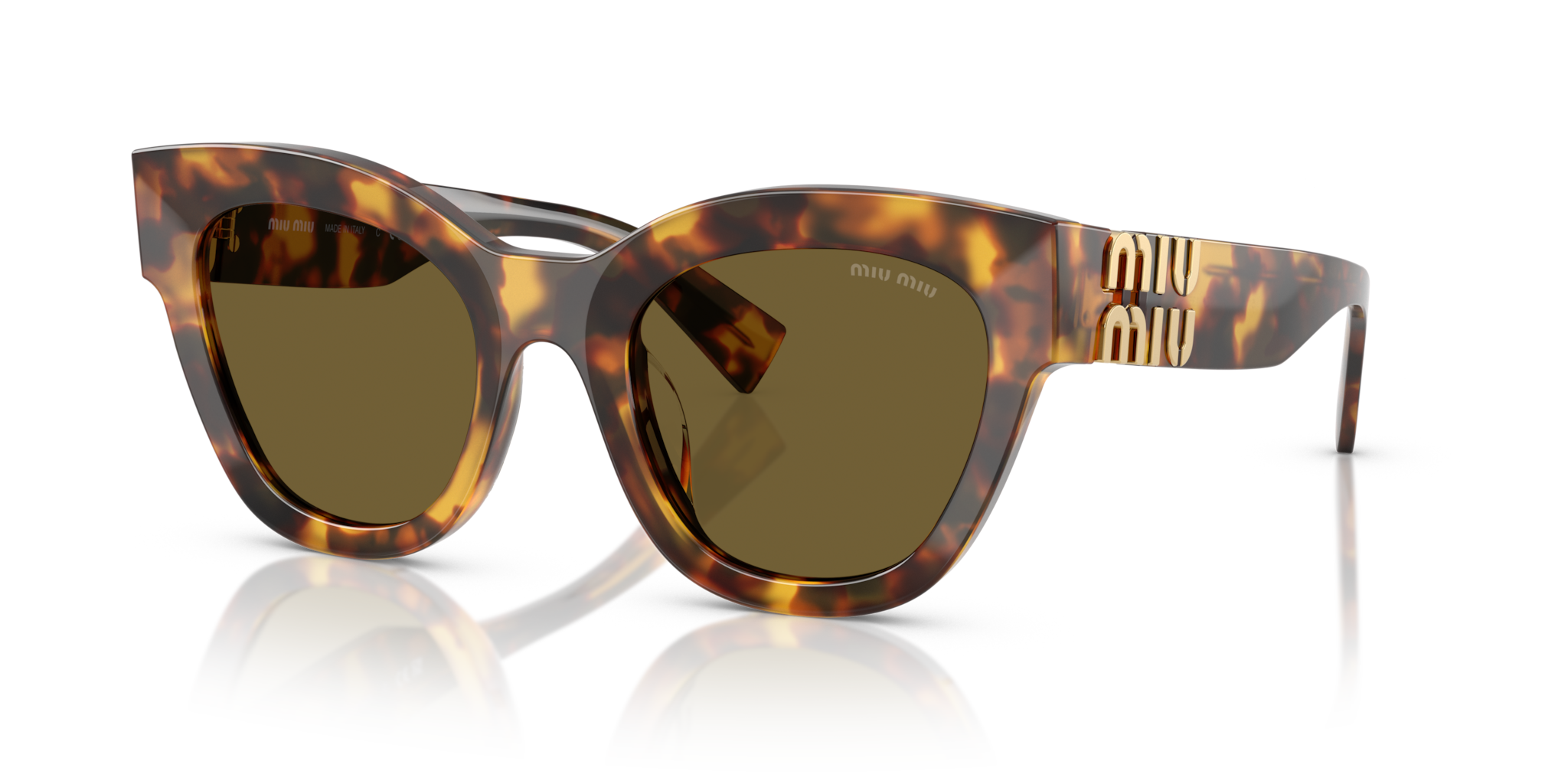 Occhiali da sole Miu Miu 0MU 01YS Havana Honey | Donna