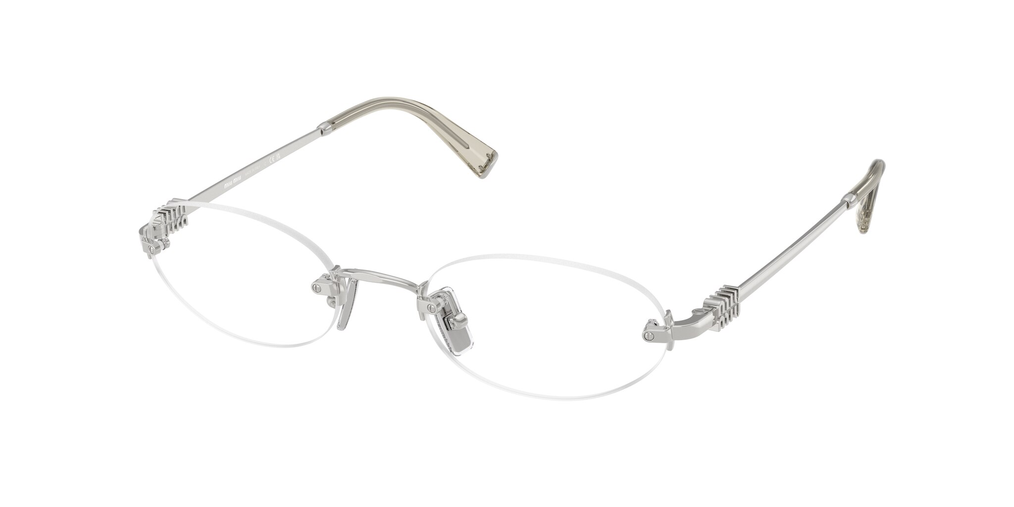 Occhiali da Vista Miu Miu MU 53WV Silver Donna | Modello Originale