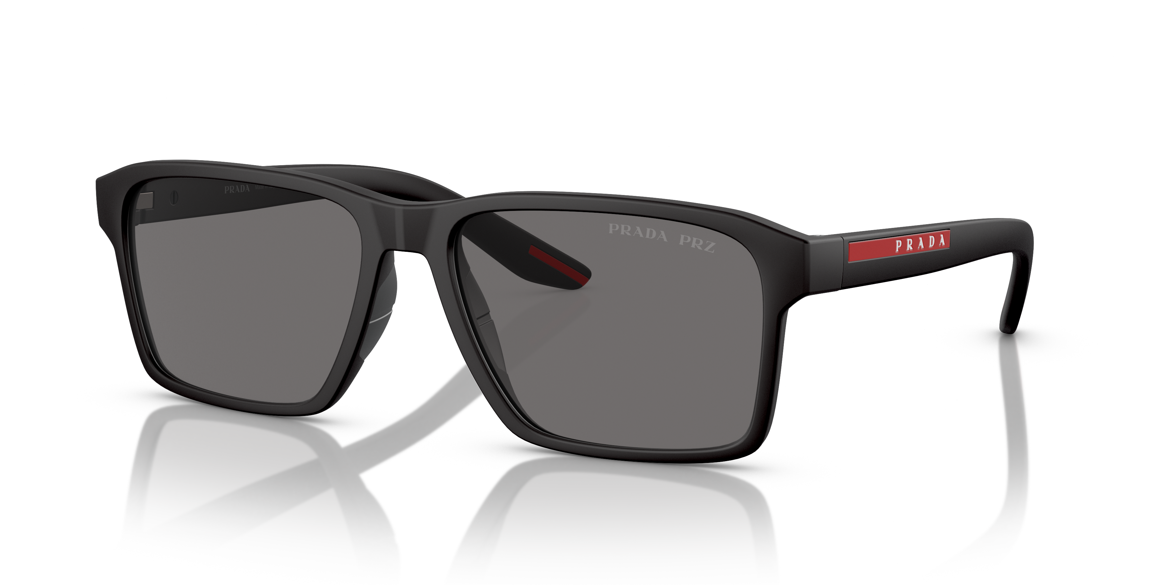 Occhiali da Sole Prada Linea Rossa PS 05YS Uomo Black Rubber Originali