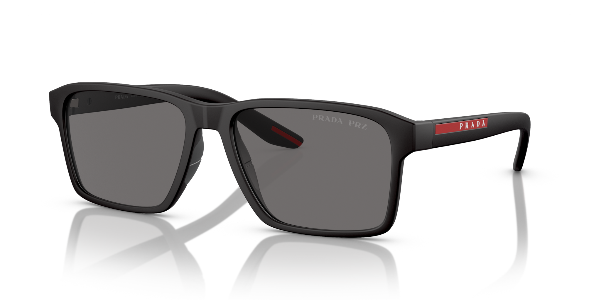 Occhiali da Sole Prada Linea Rossa PS 05YS Uomo Black Rubber Originali