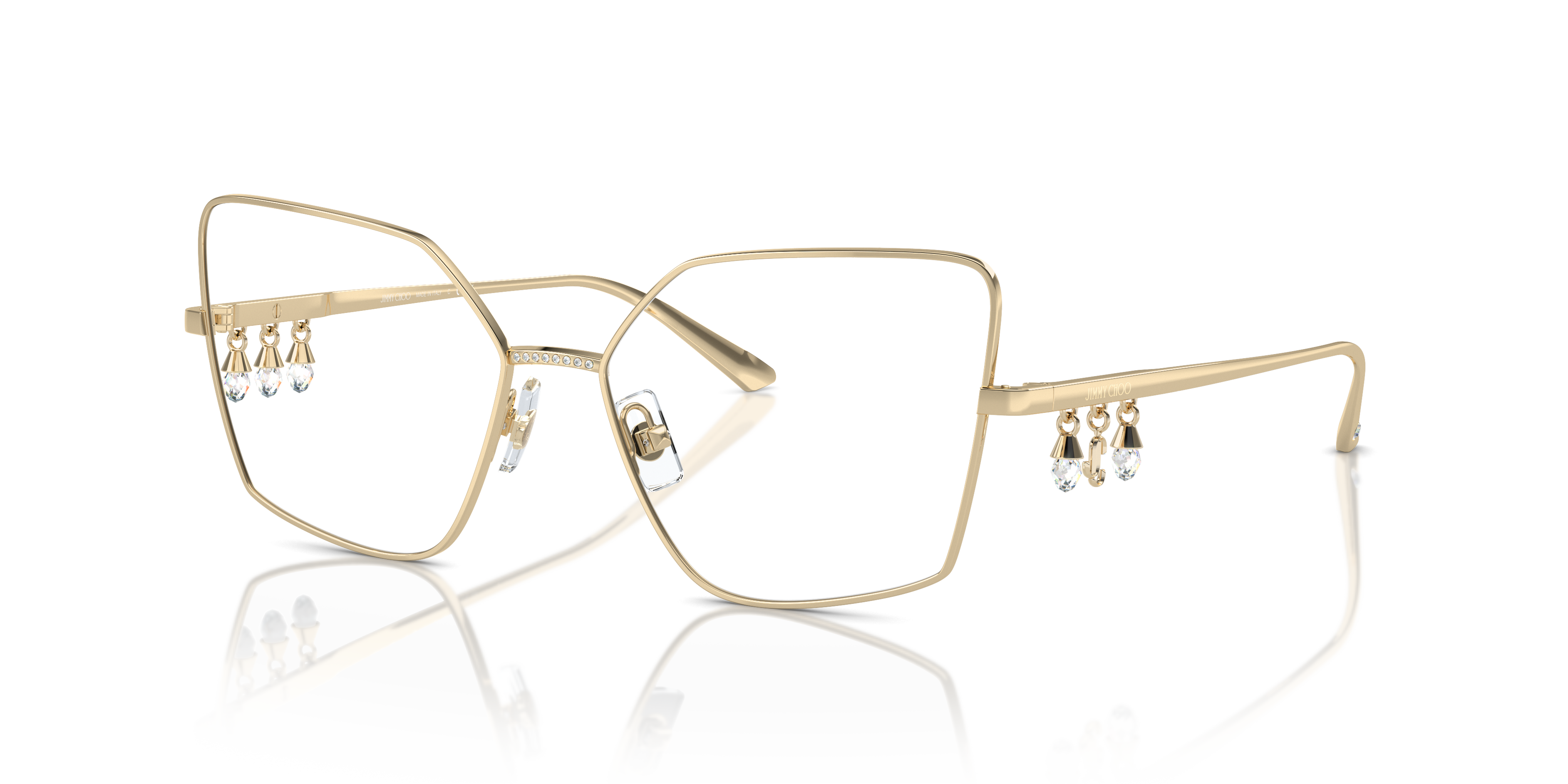 Jimmy Choo 0JC2005B Donna Pale Gold | Occhiali da Vista di Lusso