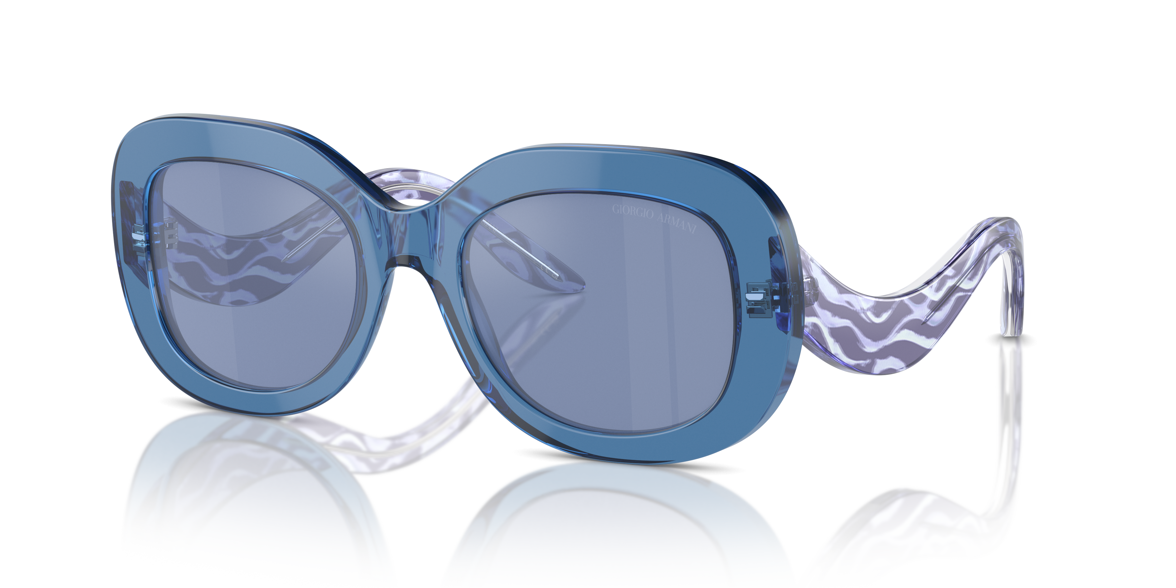 Occhiali da Sole Donna Armani AR8217 Blu Trasparente - Eleganza Autent