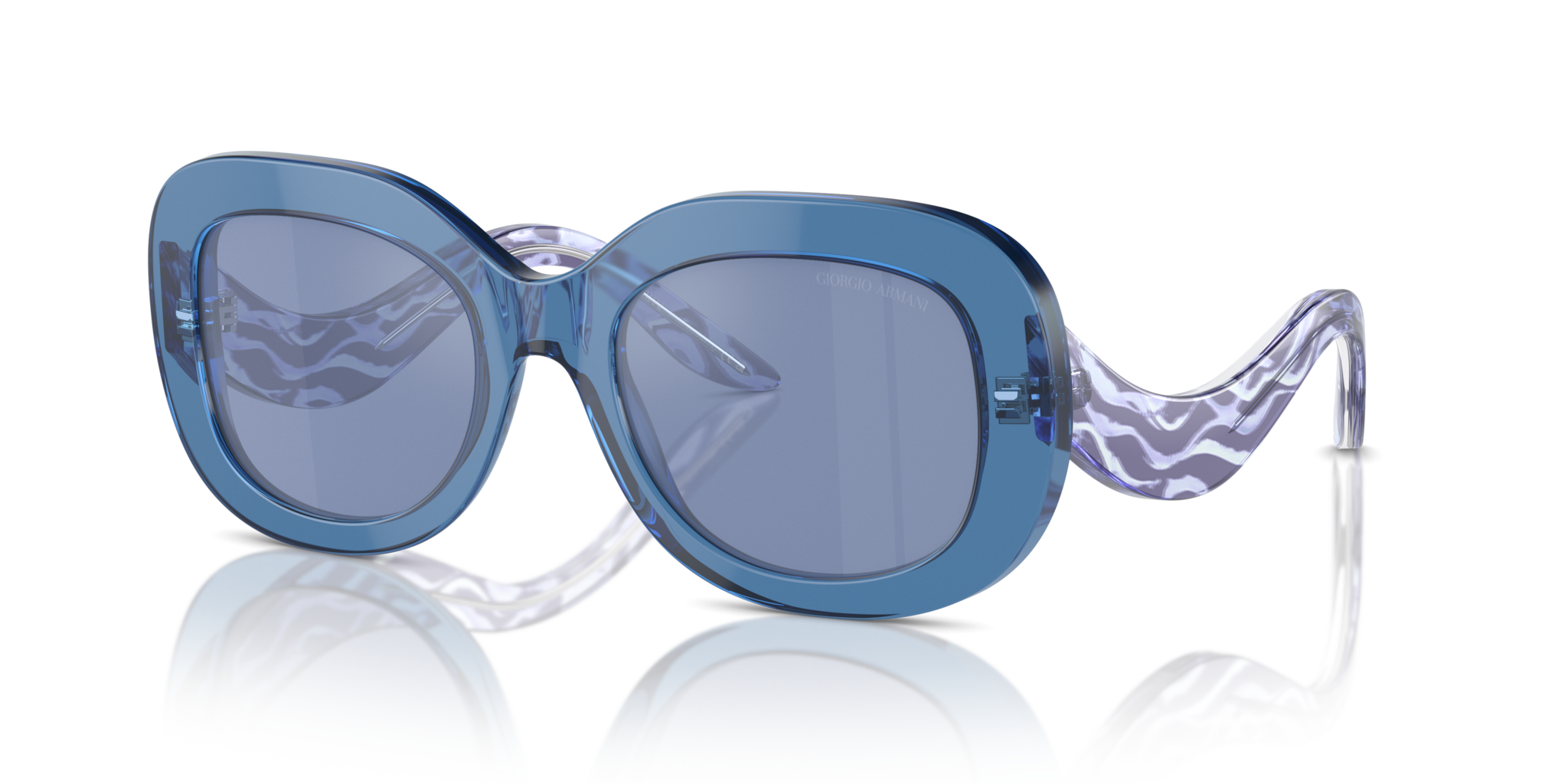 Occhiali da Sole Donna Armani AR8217 Blu Trasparente - Eleganza Autent