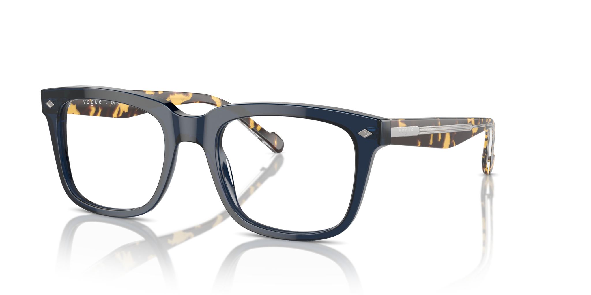 Vogue Eyewear 0VO5572 Uomo: Eleganza Trasparente Blu per la Vista