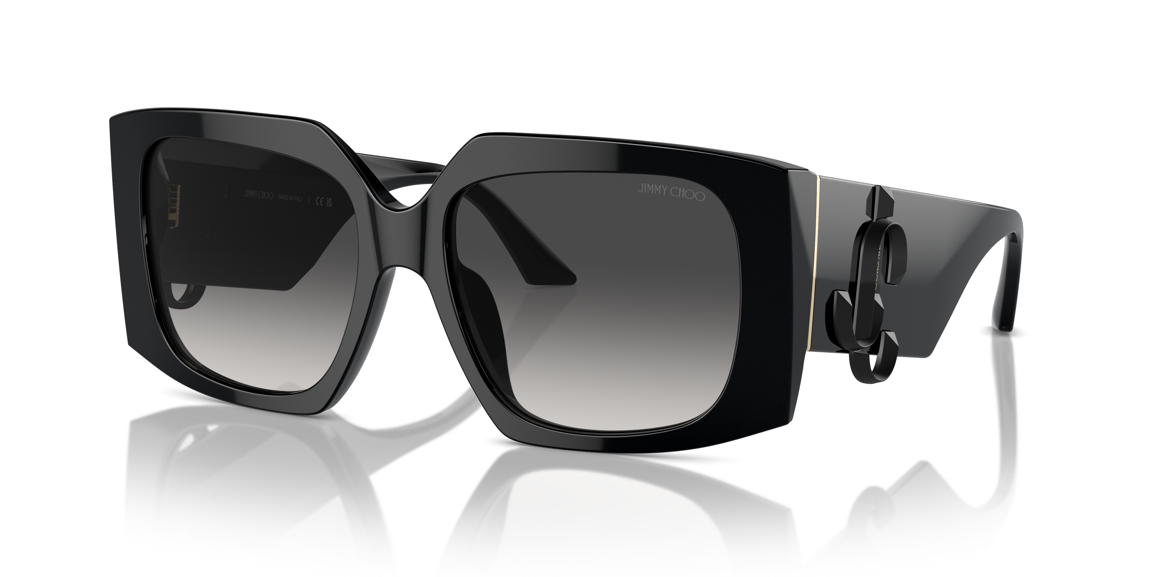 Occhiali da Sole Jimmy Choo 0JC5006U Neri Donna - Eleganza Cat-Eye
