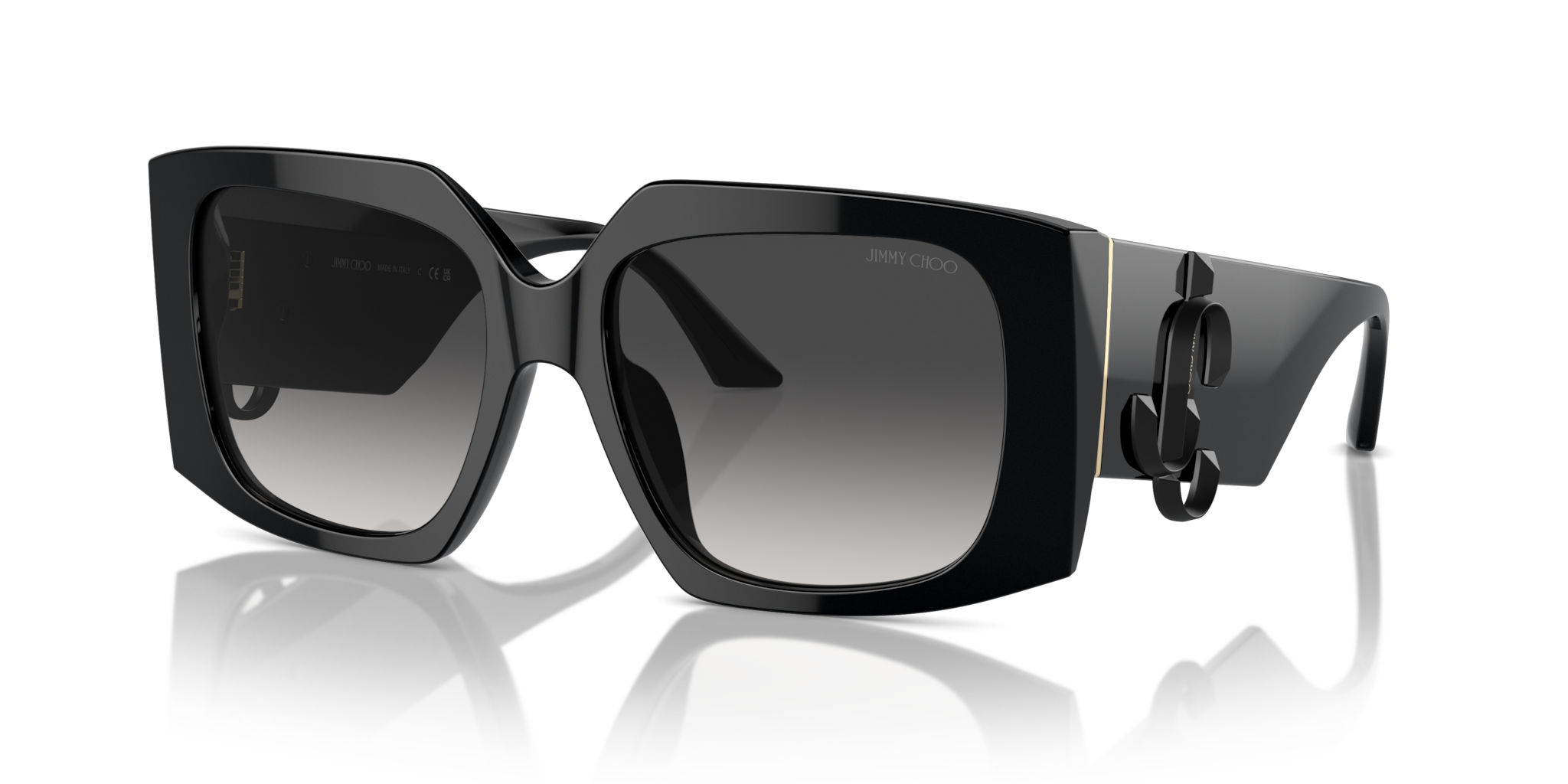 Occhiali da Sole Jimmy Choo 0JC5006U Neri Donna - Eleganza Cat-Eye