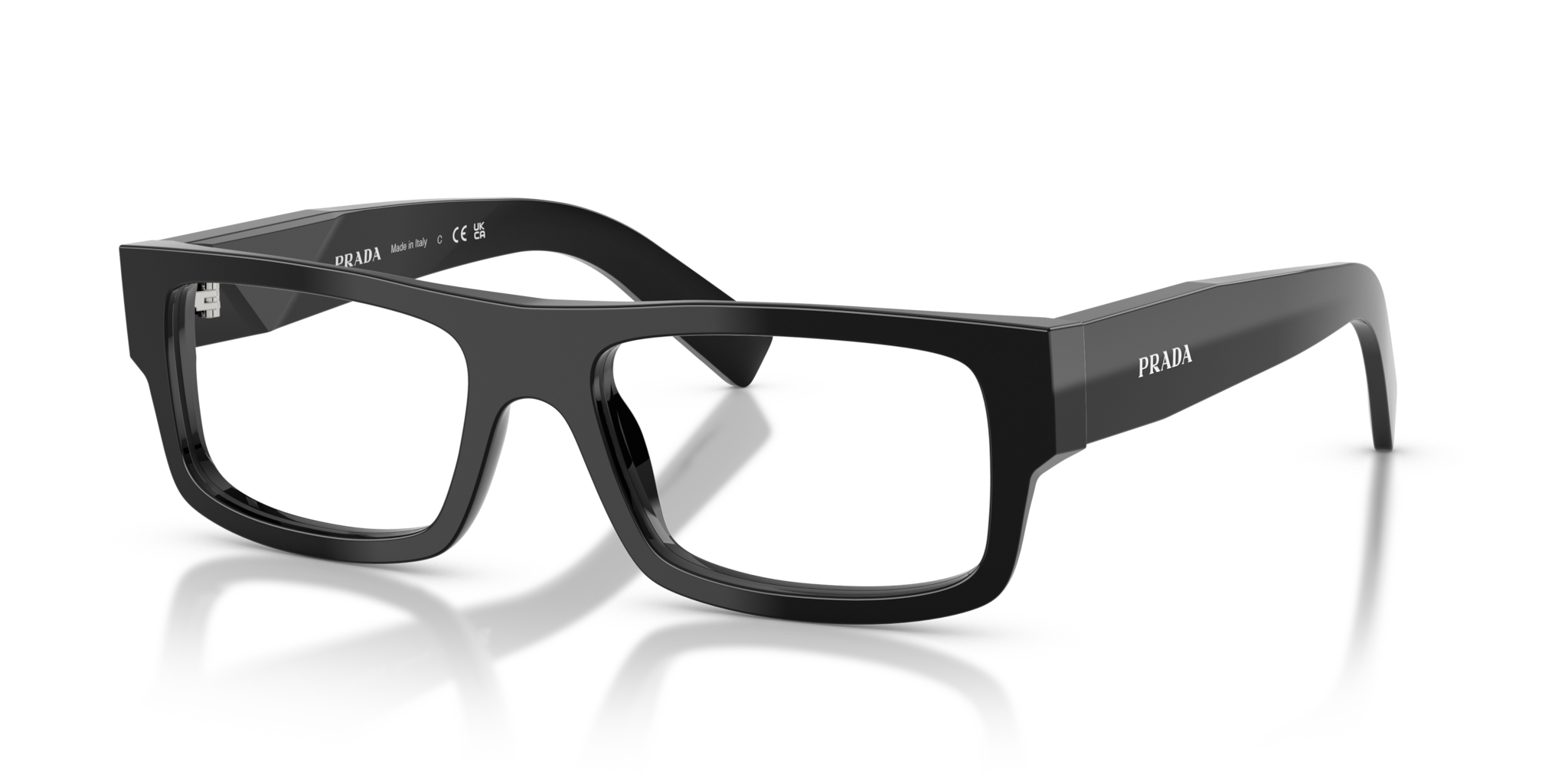 Occhiali da Vista Uomo Prada 0PR D06V Black | Stile Sofisticato