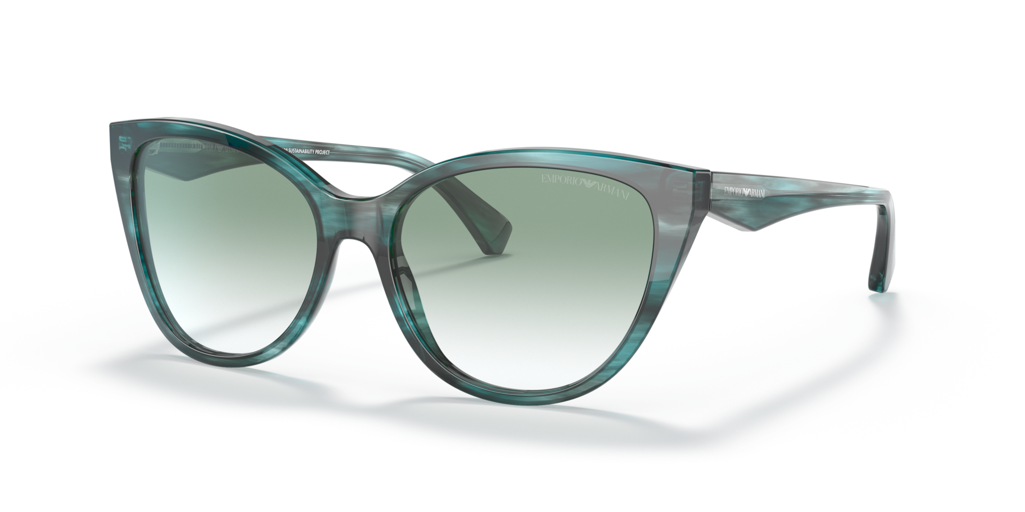 Occhiali da Sole Donna Emporio Armani EA4162 Striped Green | Originali