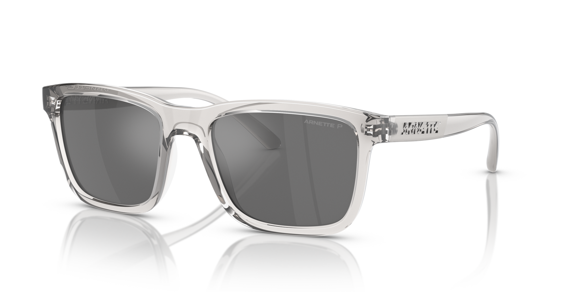 Occhiali da Sole Arnette Uomo 0AN4321 Lebowl Grigio Trasparente