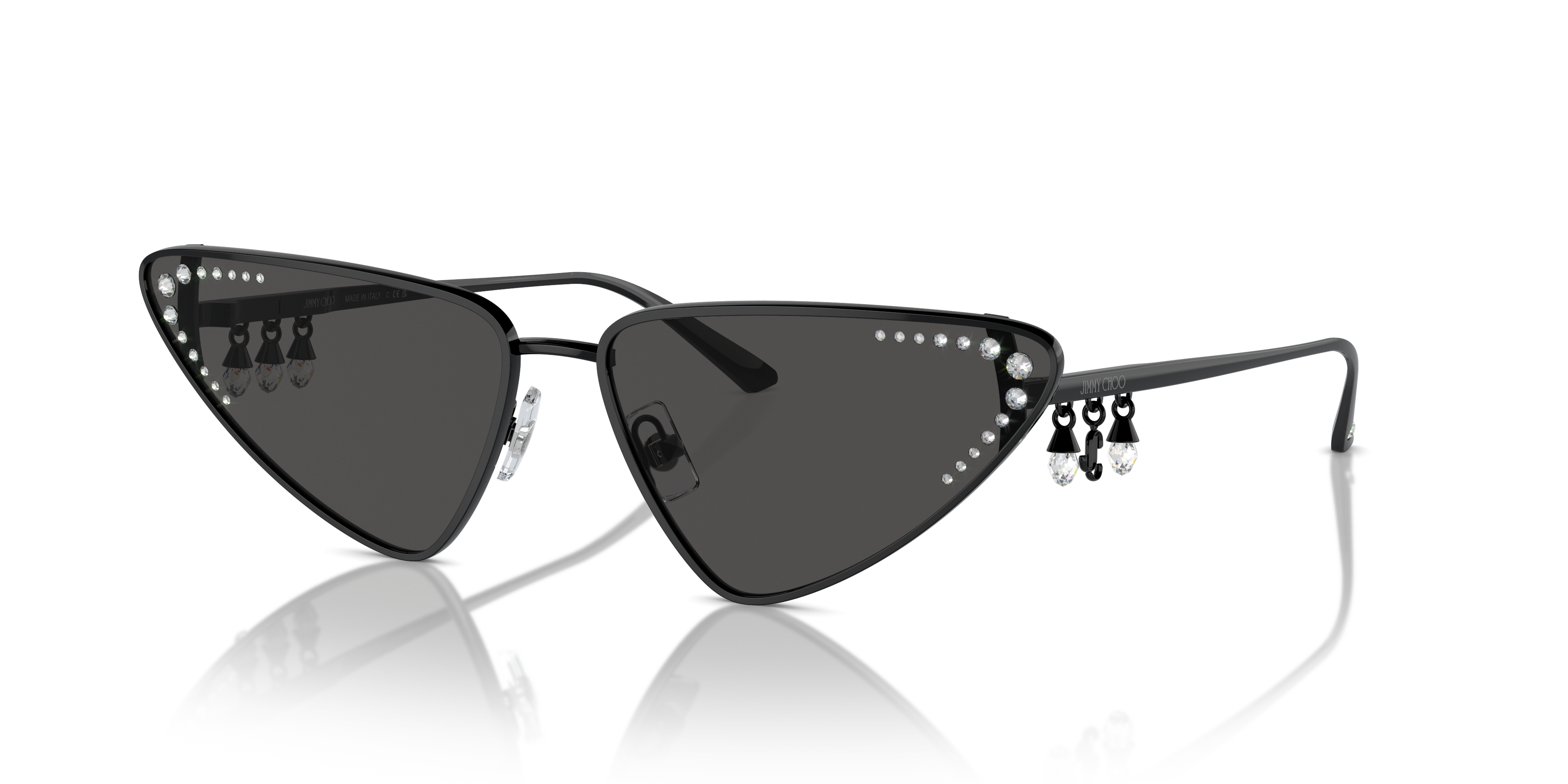 Occhiali da sole Jimmy Choo donna neri 0JC4001B - Stile Raffinato