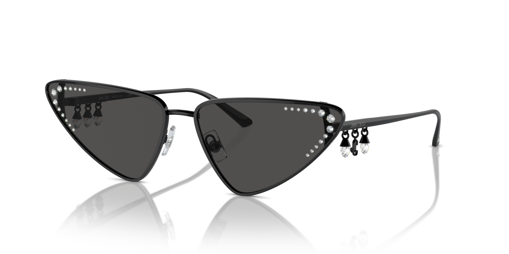 Occhiali da sole Jimmy Choo donna neri 0JC4001B - Stile Raffinato
