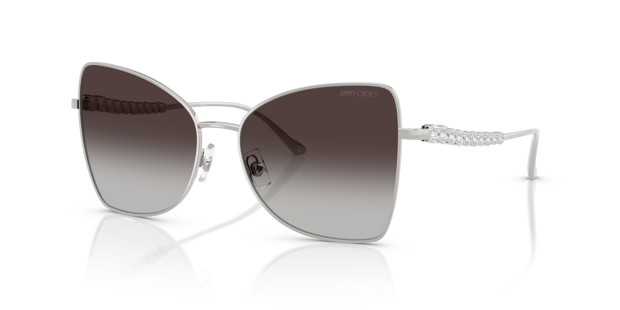 Occhiali da Sole Donna Jimmy Choo JC4010B Argento Originali