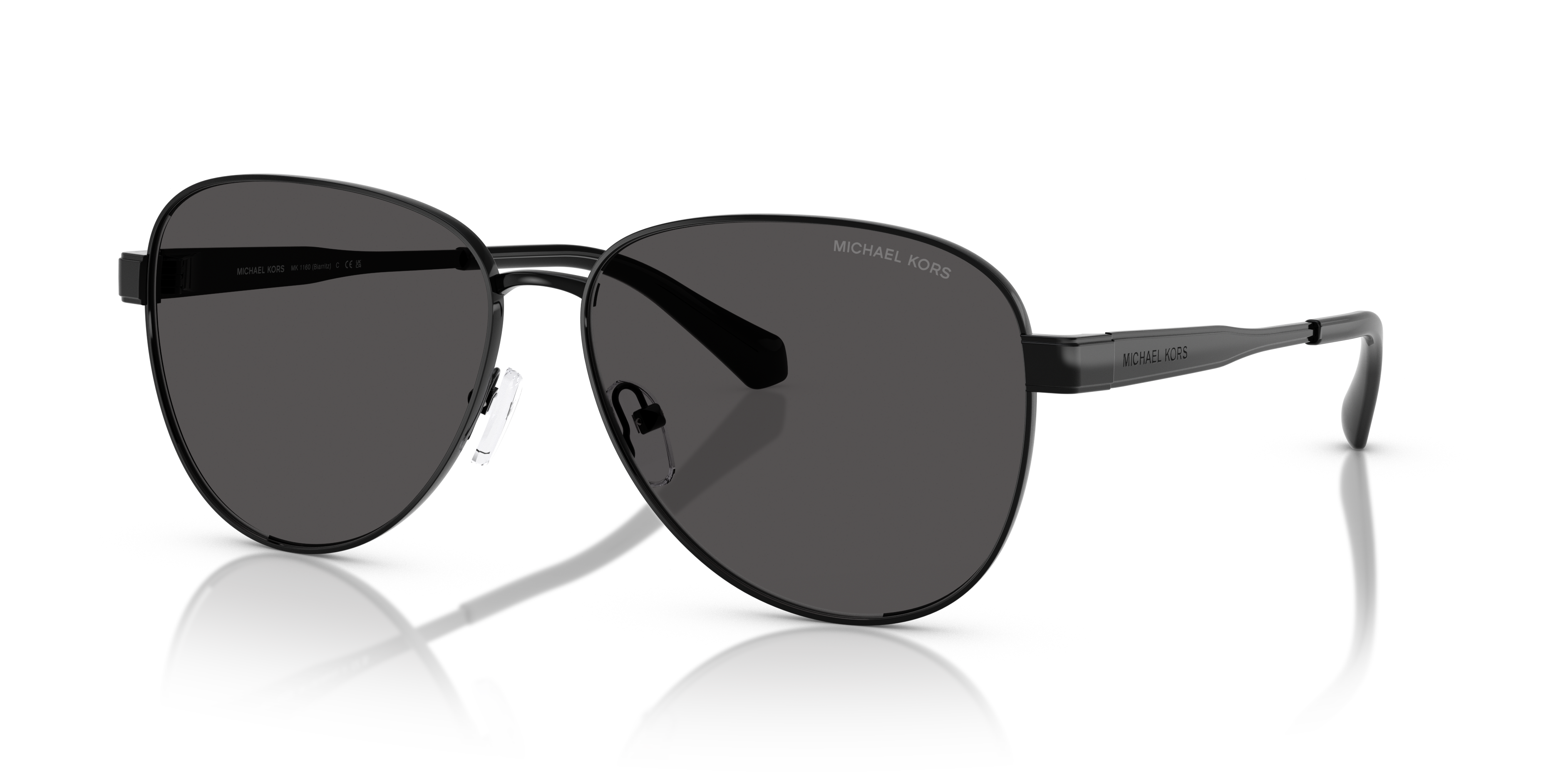 Occhiali da Sole Michael Kors Donna Biarritz Neri | Modello MK1160